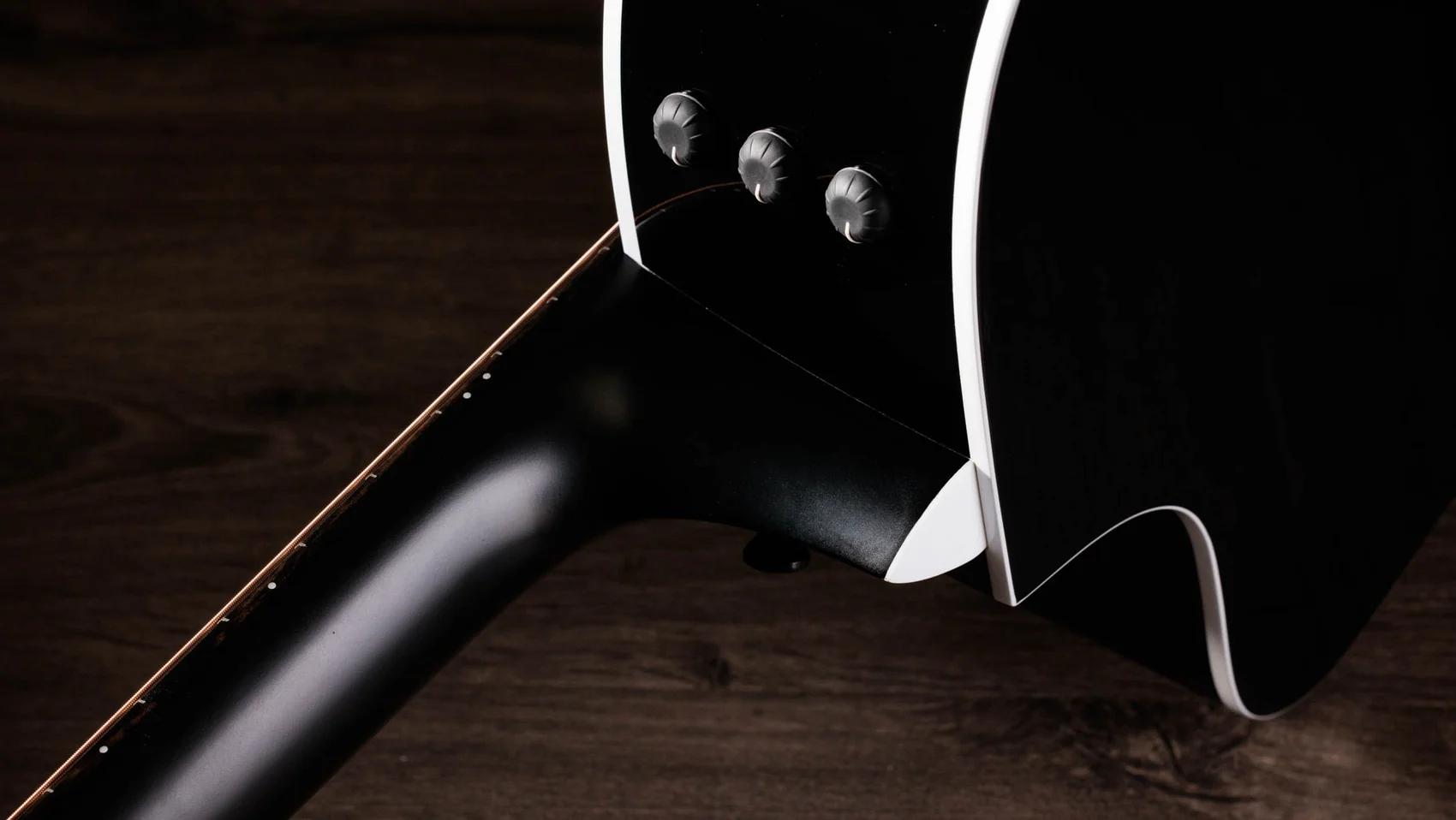 Taylor 214ce Plus Special Edition Electro Acoustic Guitar in Trans Grey - 214CE-GREY-Trans-Grey-Neck-Joint.jpg