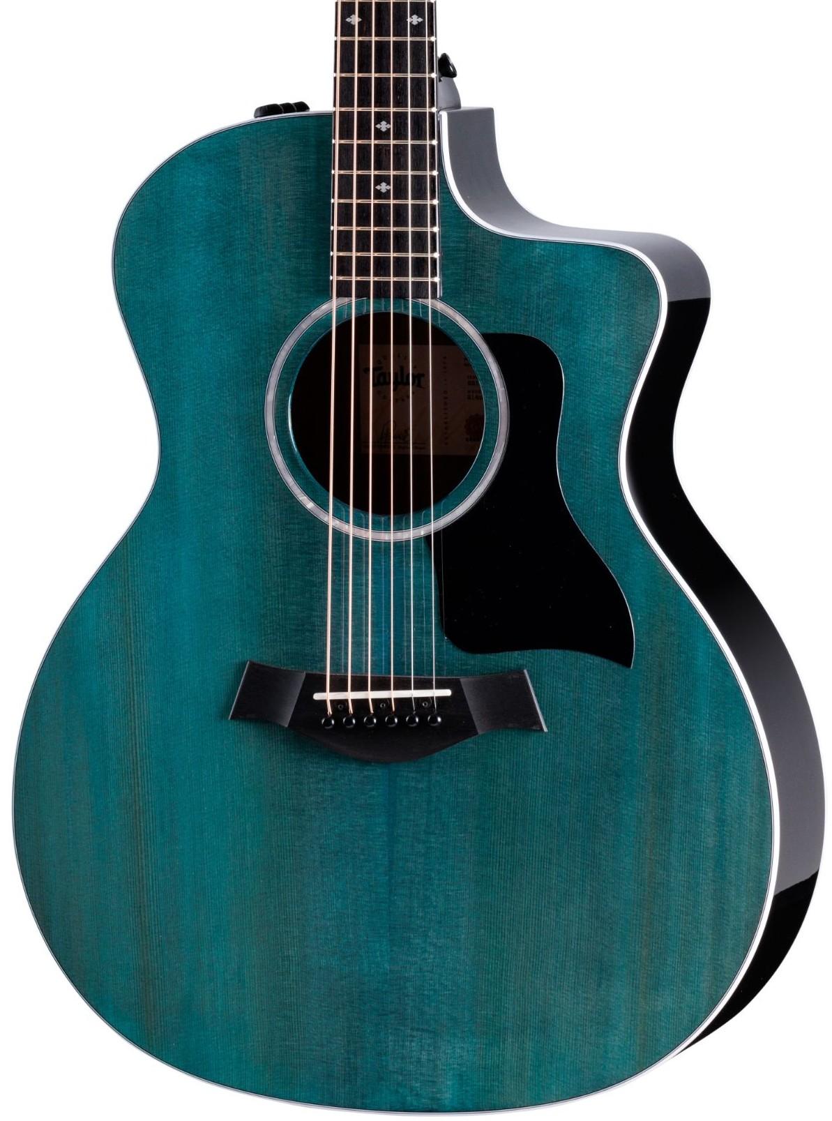 Taylor 214ce Special Edition Electro Acoustic Guitar In Trans Blue - 214CE-BLUE (2) - Copy.jpg