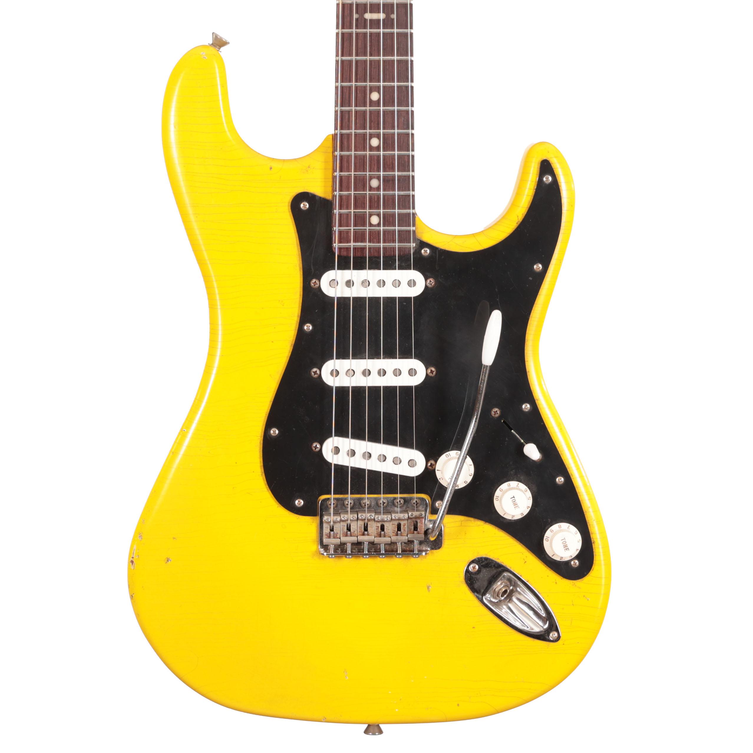Hansen Guitars S-Style Electric Guitar in Graffiti Yellow with Rosewood Fretboard - 596 (2).jpg