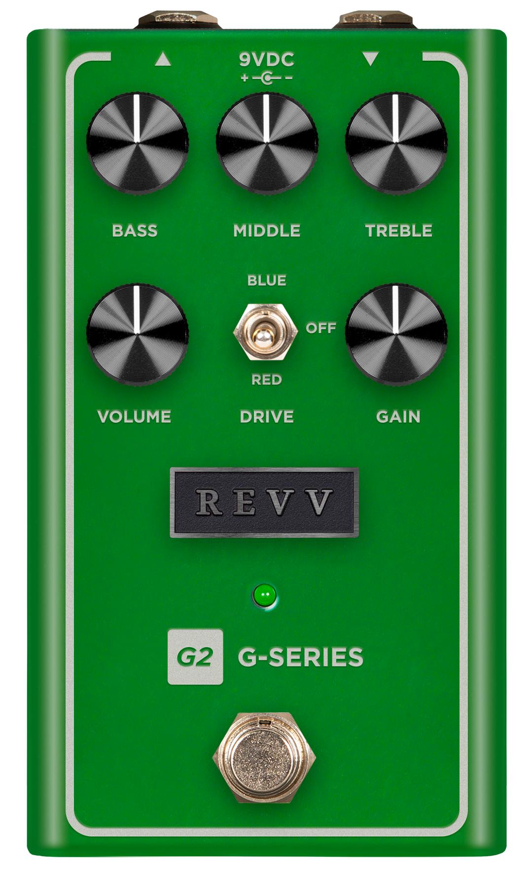 Revv Amplification G2 V2 Preamp Overdrive & Distortion Pedal in Green - G2 V2 (1).jpg