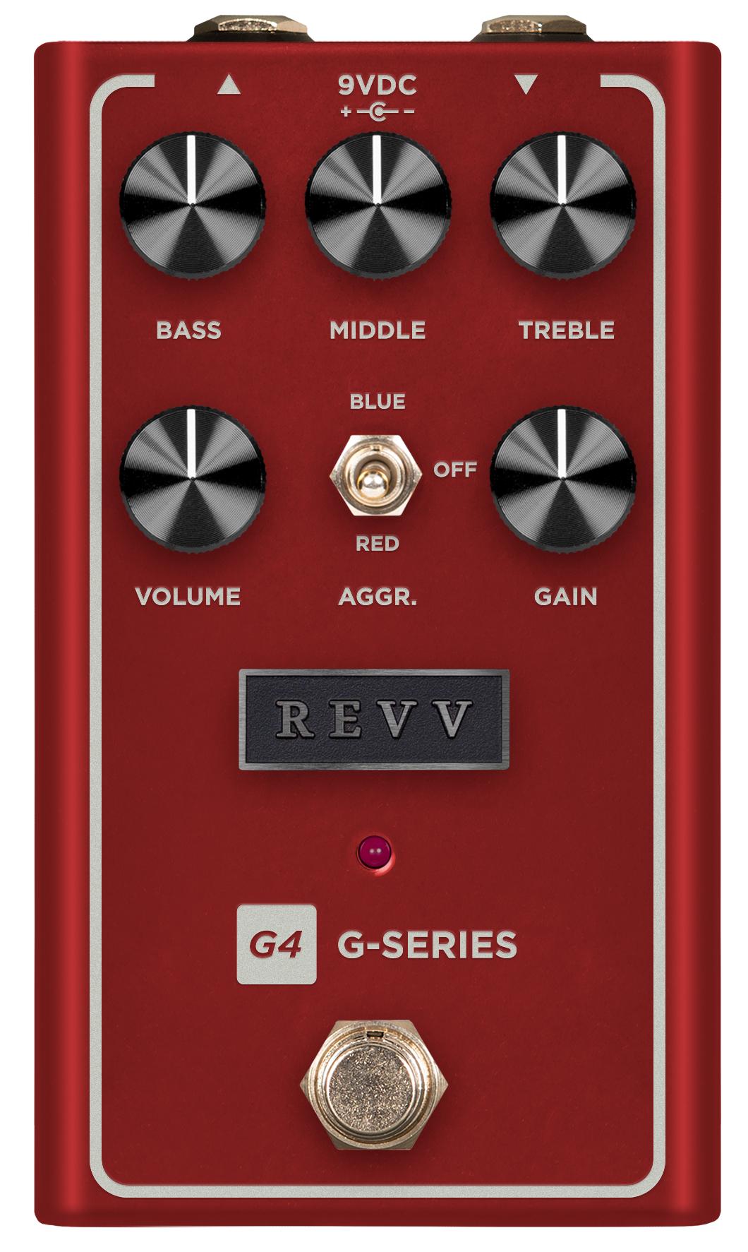 Revv Amplification G4 V2 Preamp Overdrive & Distortion Pedal in Red - G4 V2 (1).jpg
