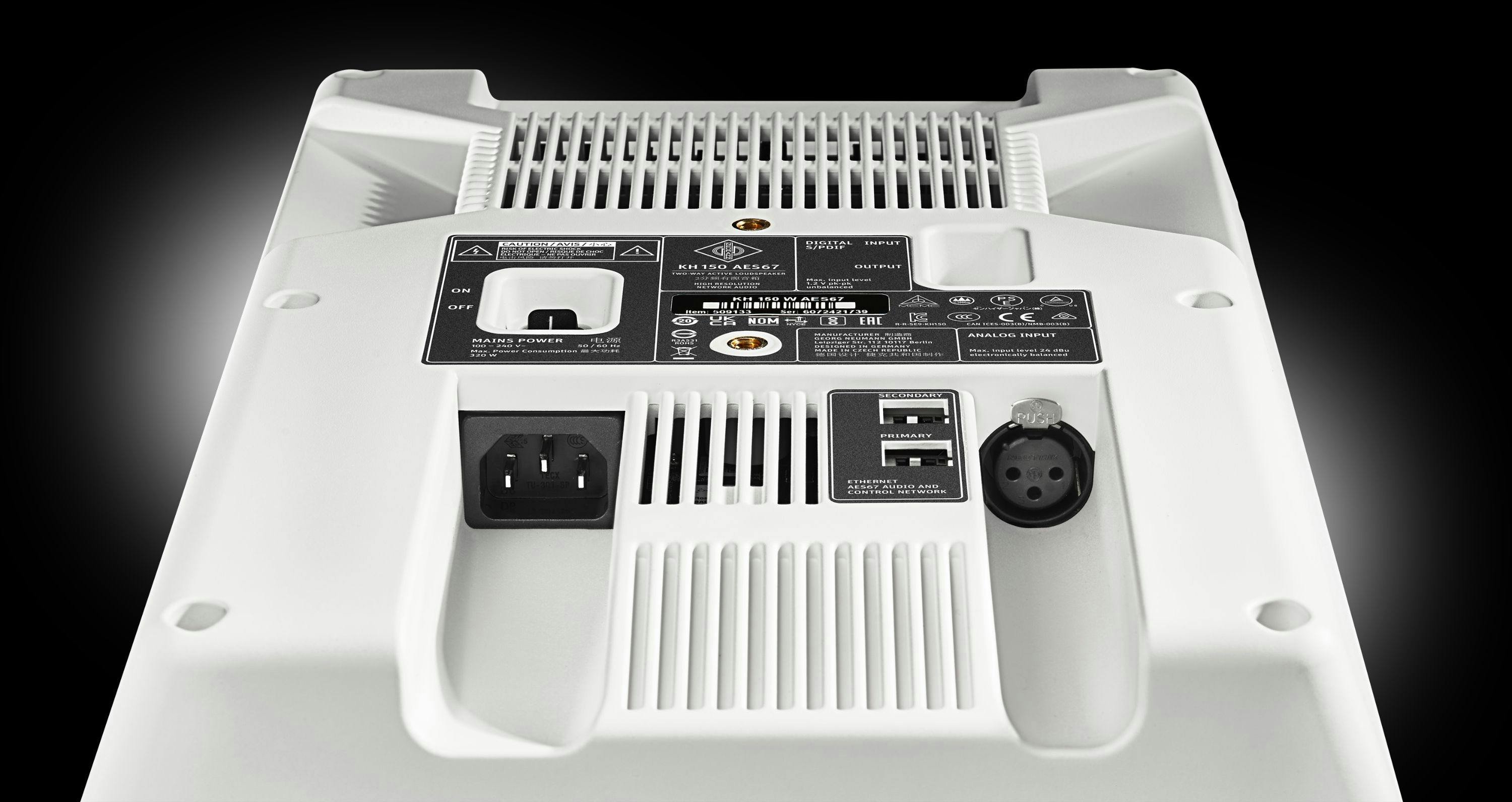 Neumann KH150 AES67 Studio Monitor in White - 529180-KH-150-AES67-W-Input_Neumann-Studio-Monitor_MR.jpg