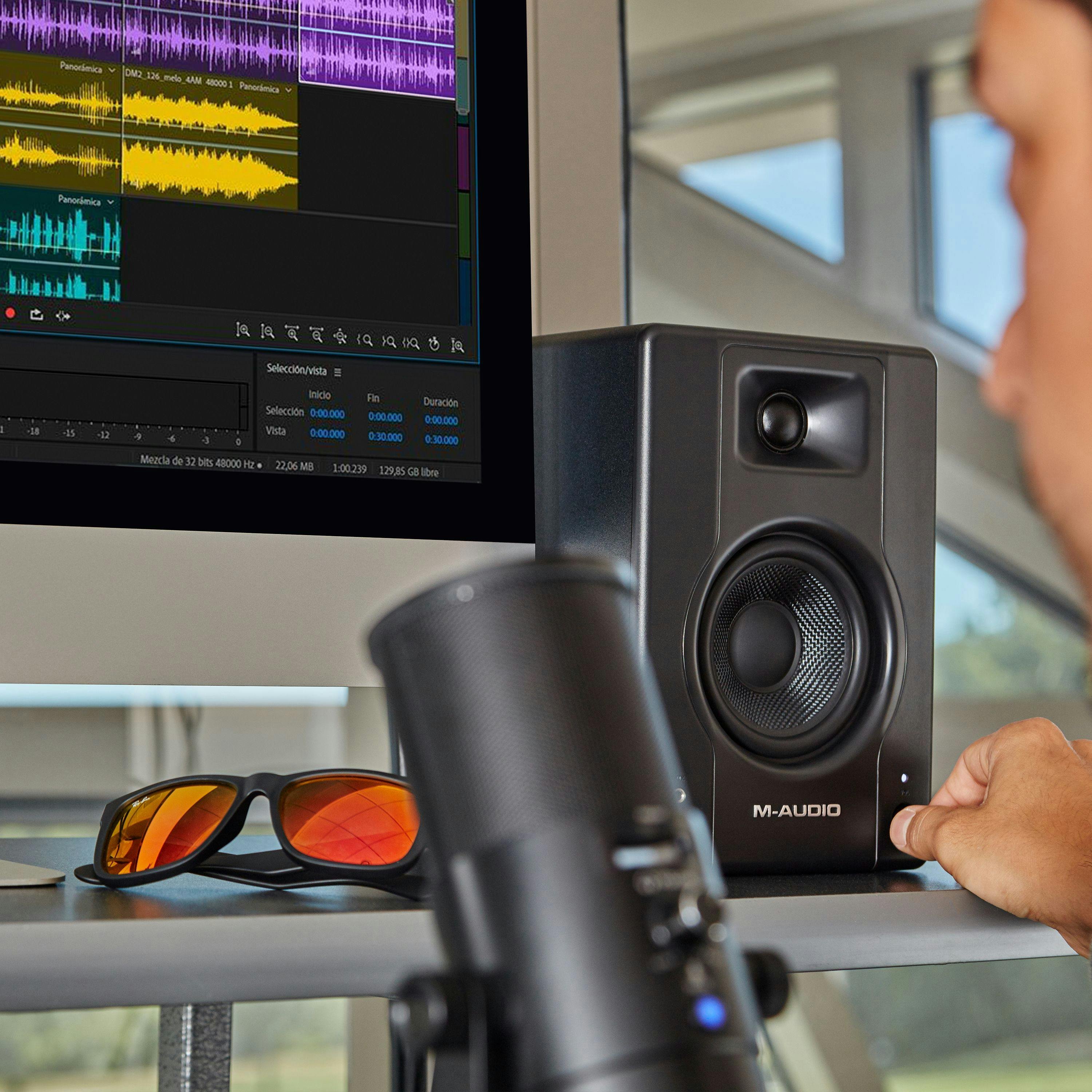 M-Audio BX4 4.5" Powered Studio Monitors - 419762-rCYusjqA.jpg