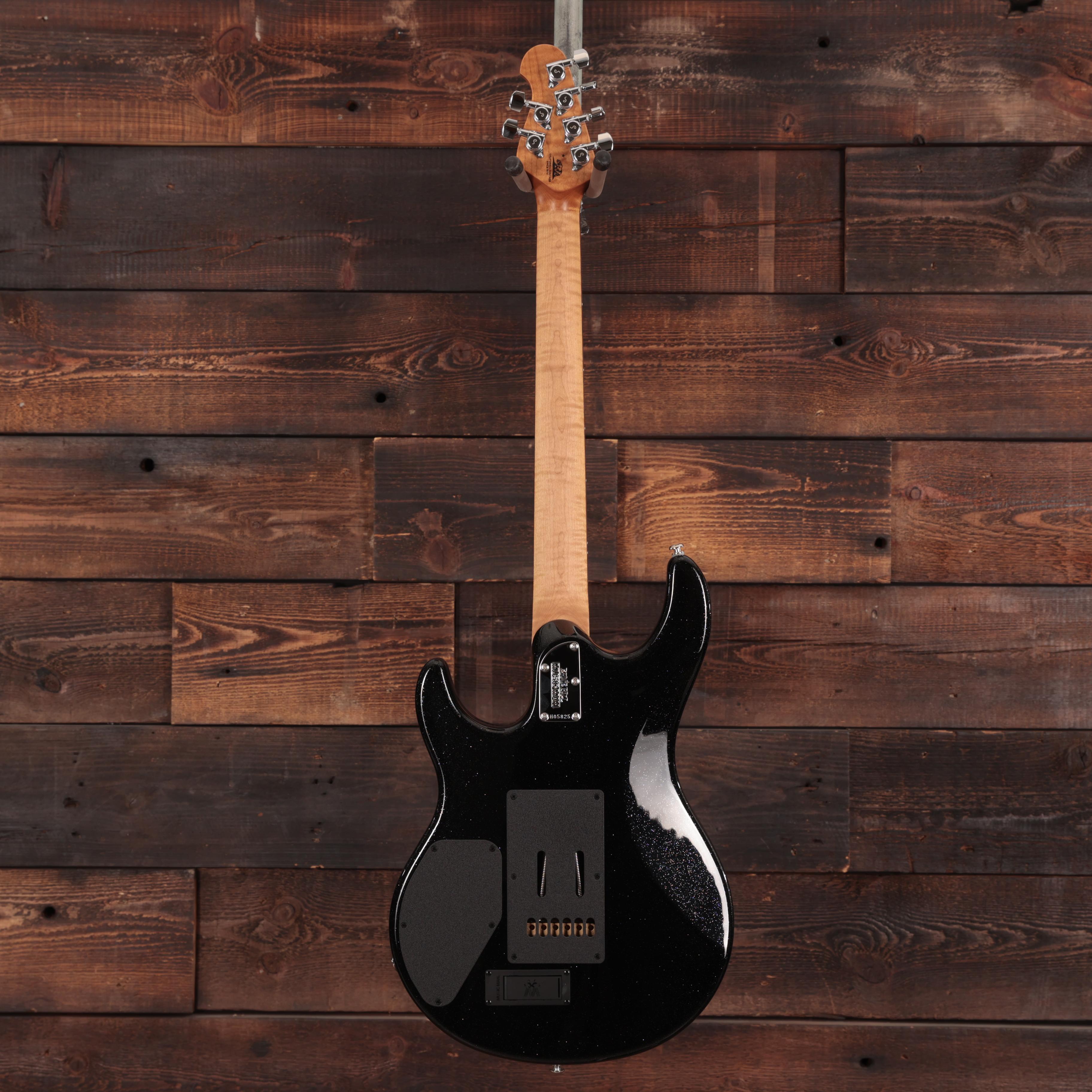Music Man Luke 4 HH Electric Guitar, Black Sparkle - h05825 (5).JPG