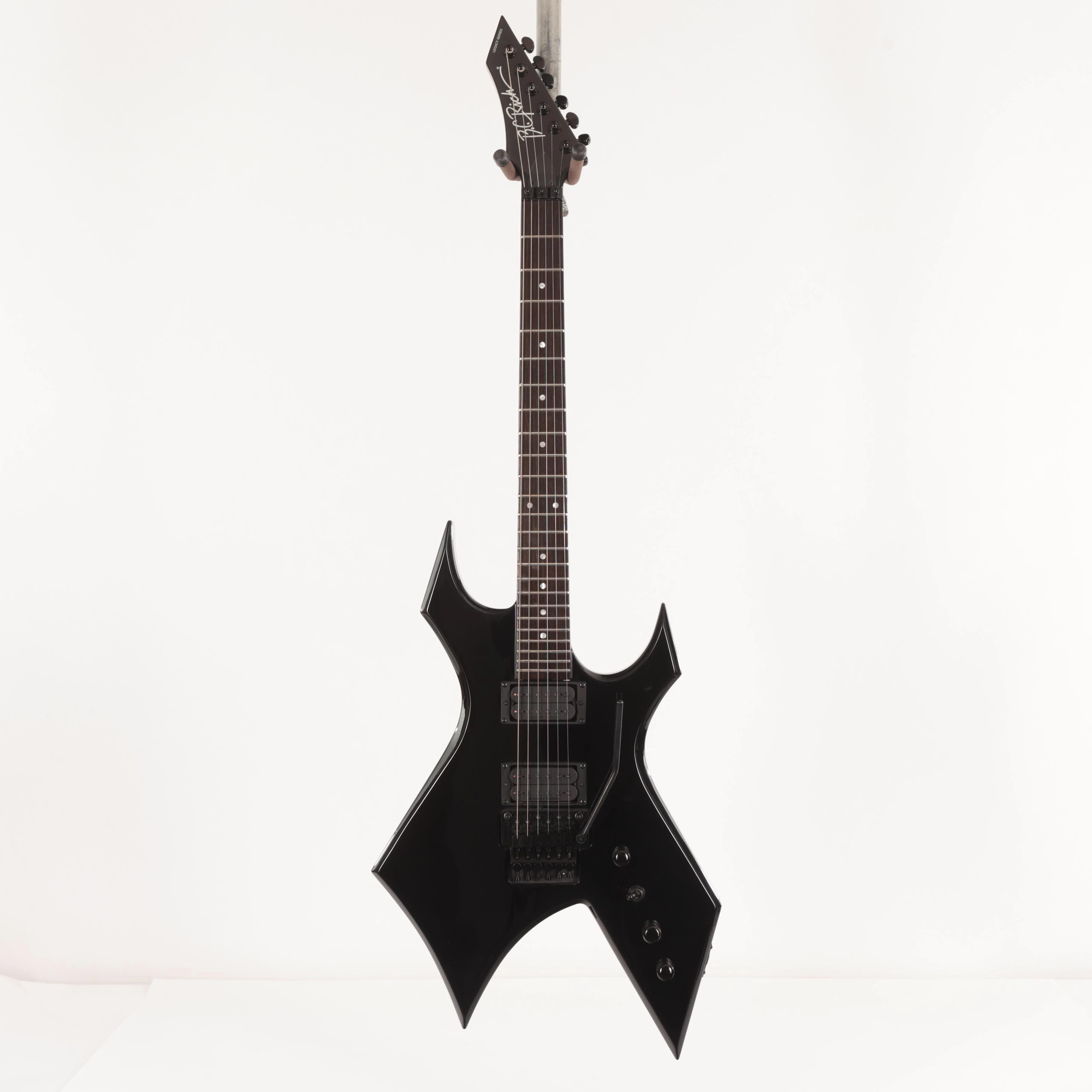 BC Rich Warlock Legacy Floyd Rose Guitar in Black - WARLEGACYNFGB (3).jpg