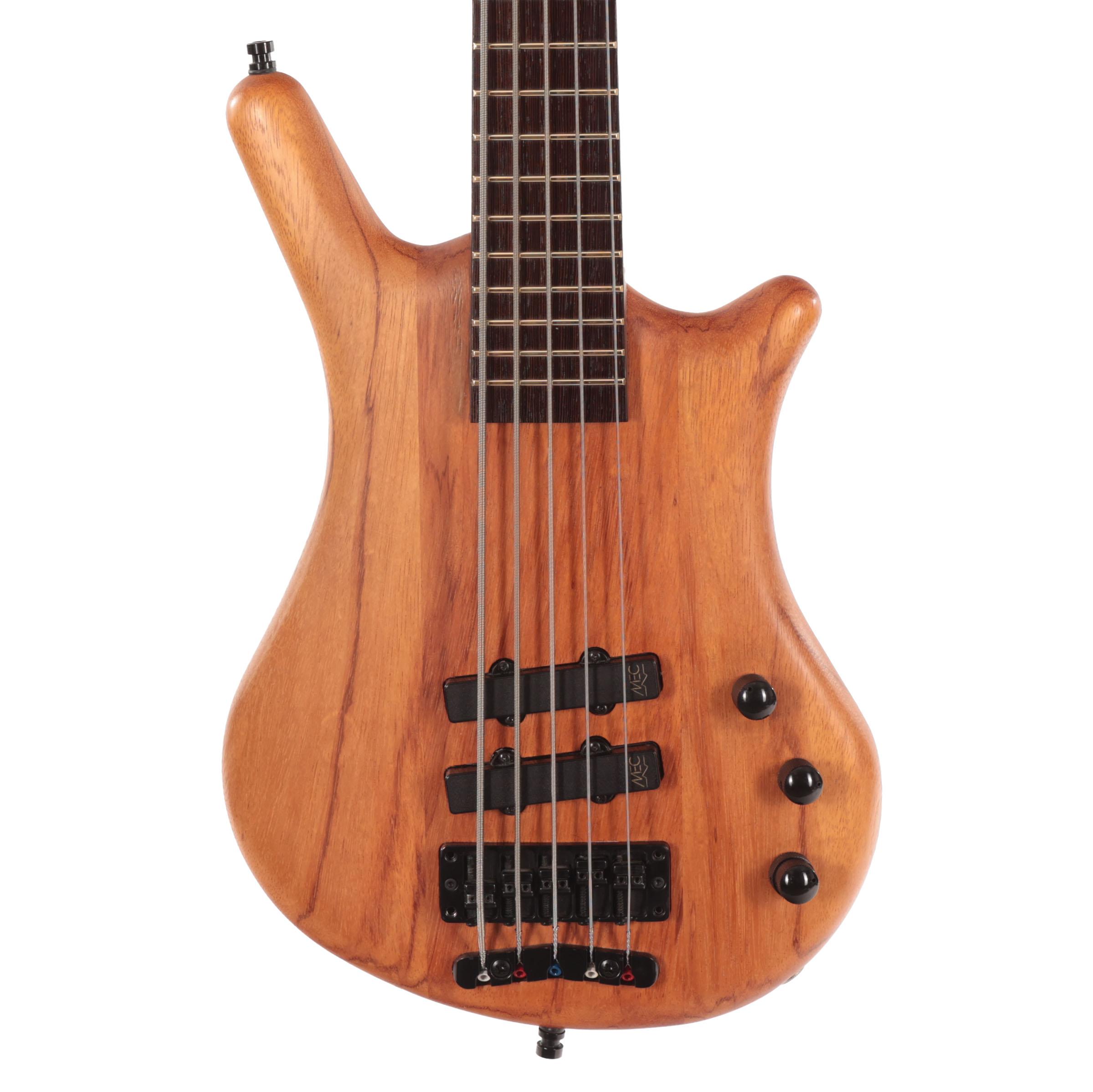 Second Hand Warwick Custom Shop Thumb BO 5 Bass Guitar with Afzelia Body, Ovankol Neck & Wenge Board 705 - SH-241-4705 (2).jpg