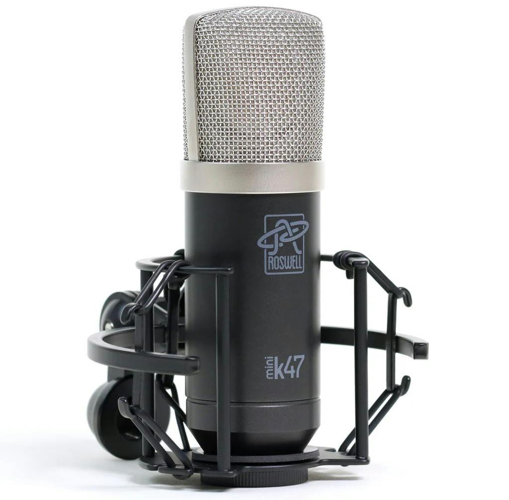 Roswell Pro Audio Mini K47 Condenser Microphone - ROS-MINIK47-Rosswell_MiniK47_Microphone_Shock.jpg