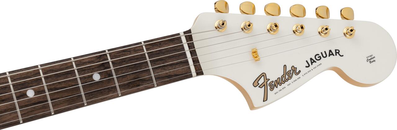 Fender MIJ FSR Traditional II 60s Jaguar in White Pearl, Rosewood