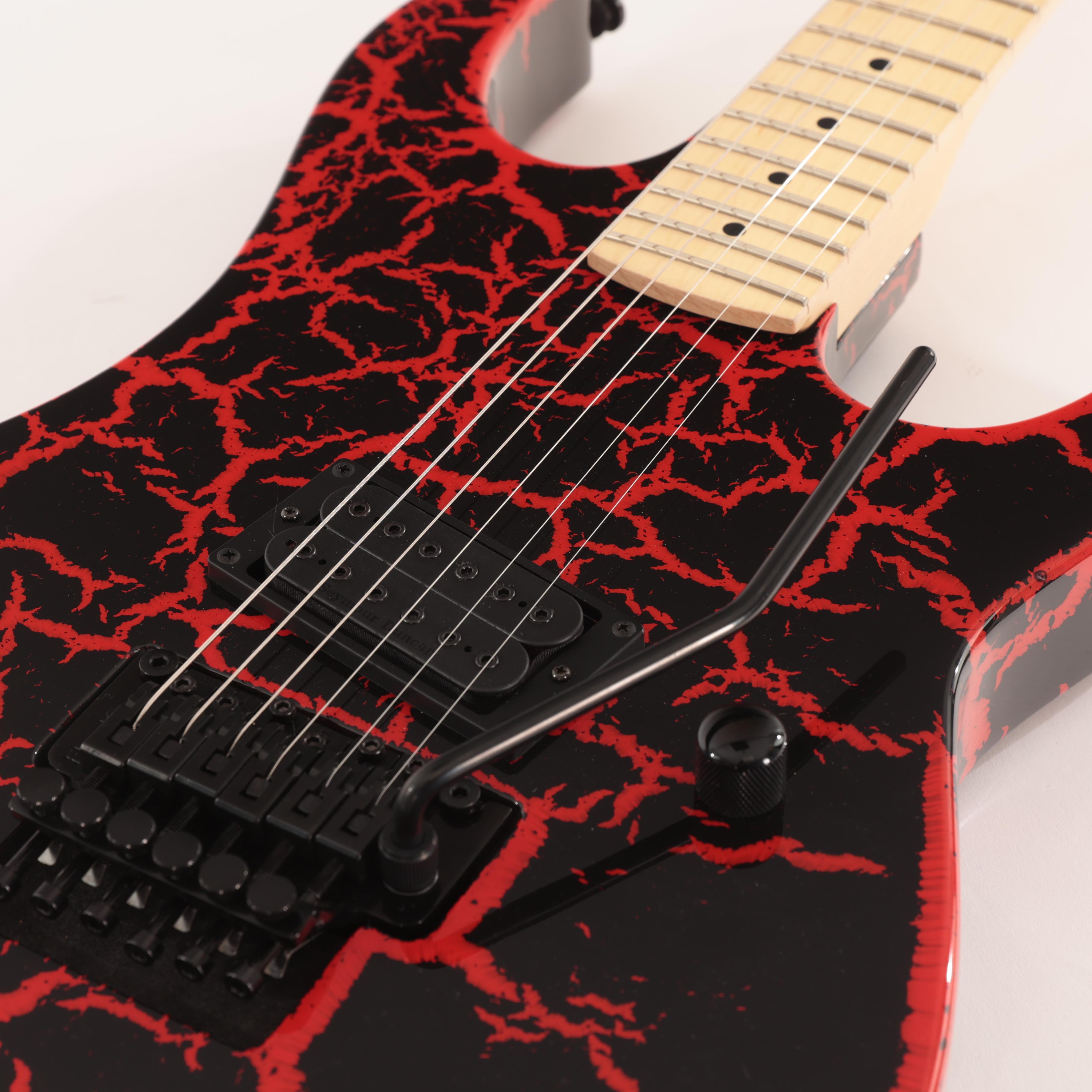 BC Rich Gunslinger Retro II Legacy Floyd Rose Guitar in Red Crackle - GR2FRRC (7).jpg
