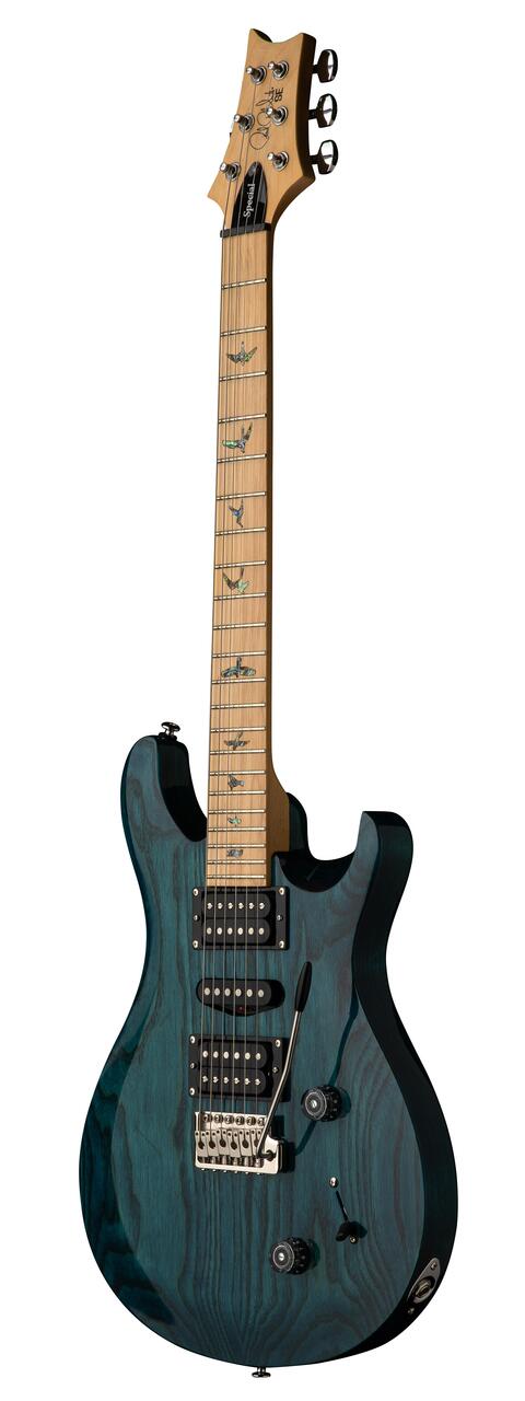PRS SE Swamp Ash Special Electric Guitar in Iri Blue - SE Swamp Ash Special Iri Blue_3quarter.jpg
