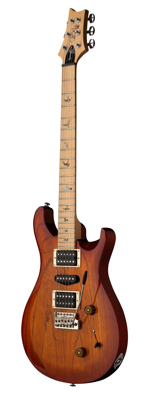 PRS SE Swamp Ash Special Electric Guitar in Vintage Sunburst - SE Swamp Ash Special Vintage Sunburst_3quarter.jpg