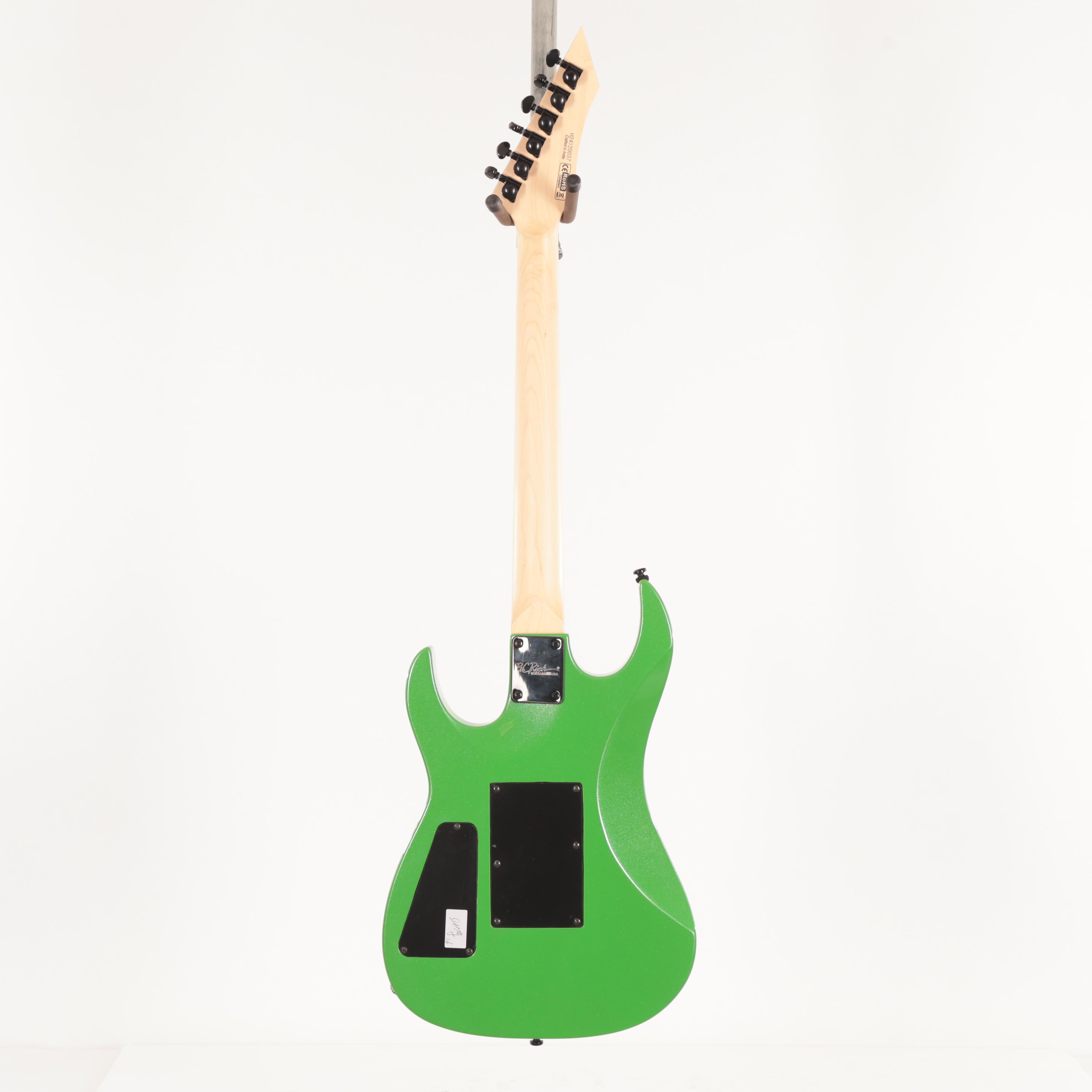 BC Rich Gunslinger Retro II Legacy Floyd Rose Guitar in Green Pearl - GR2FRGP (4).jpg