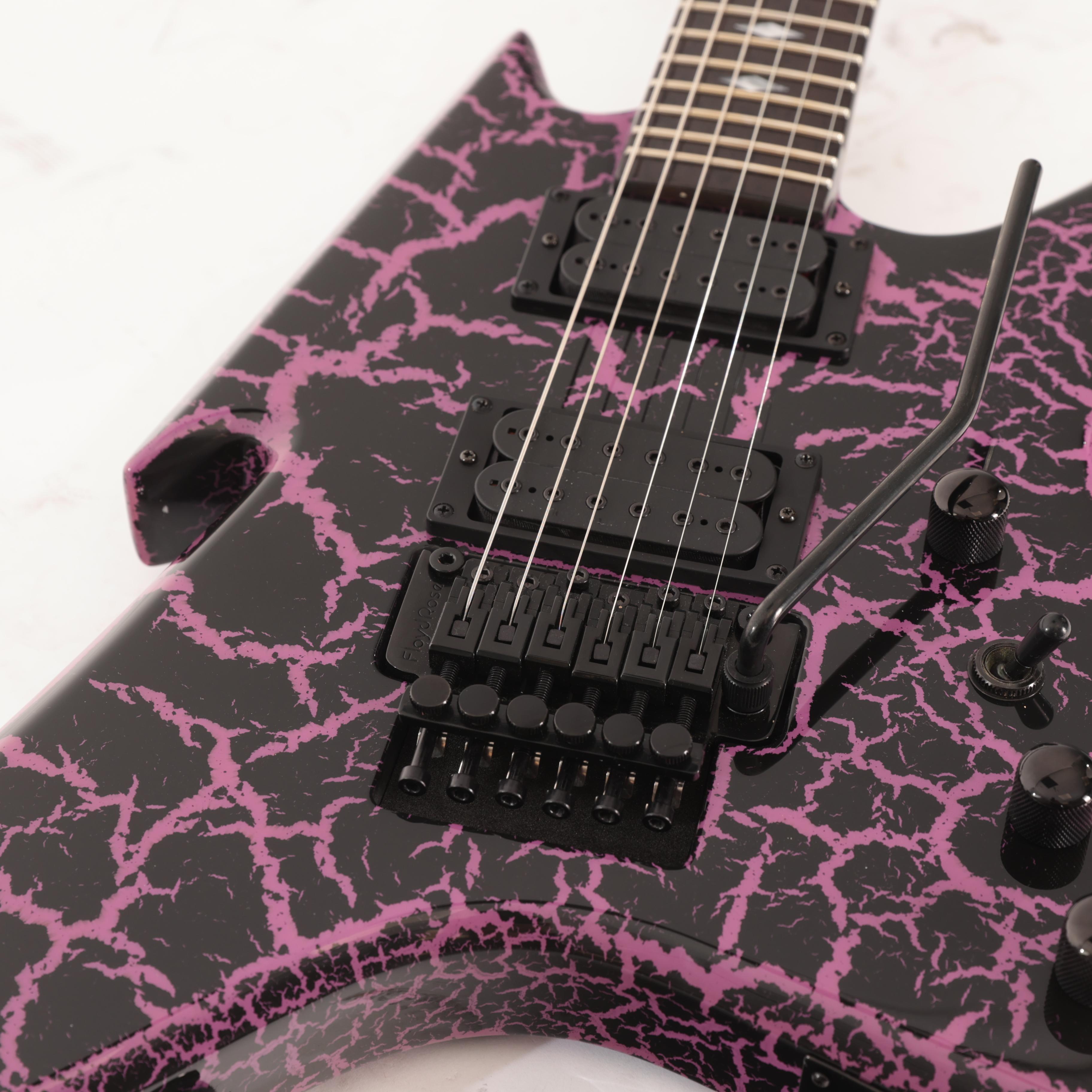 BC Rich Ironbird MK1 Legacy Floyd Rose Guitar in Purple Crackle - IRONMK1LPC (6).jpg