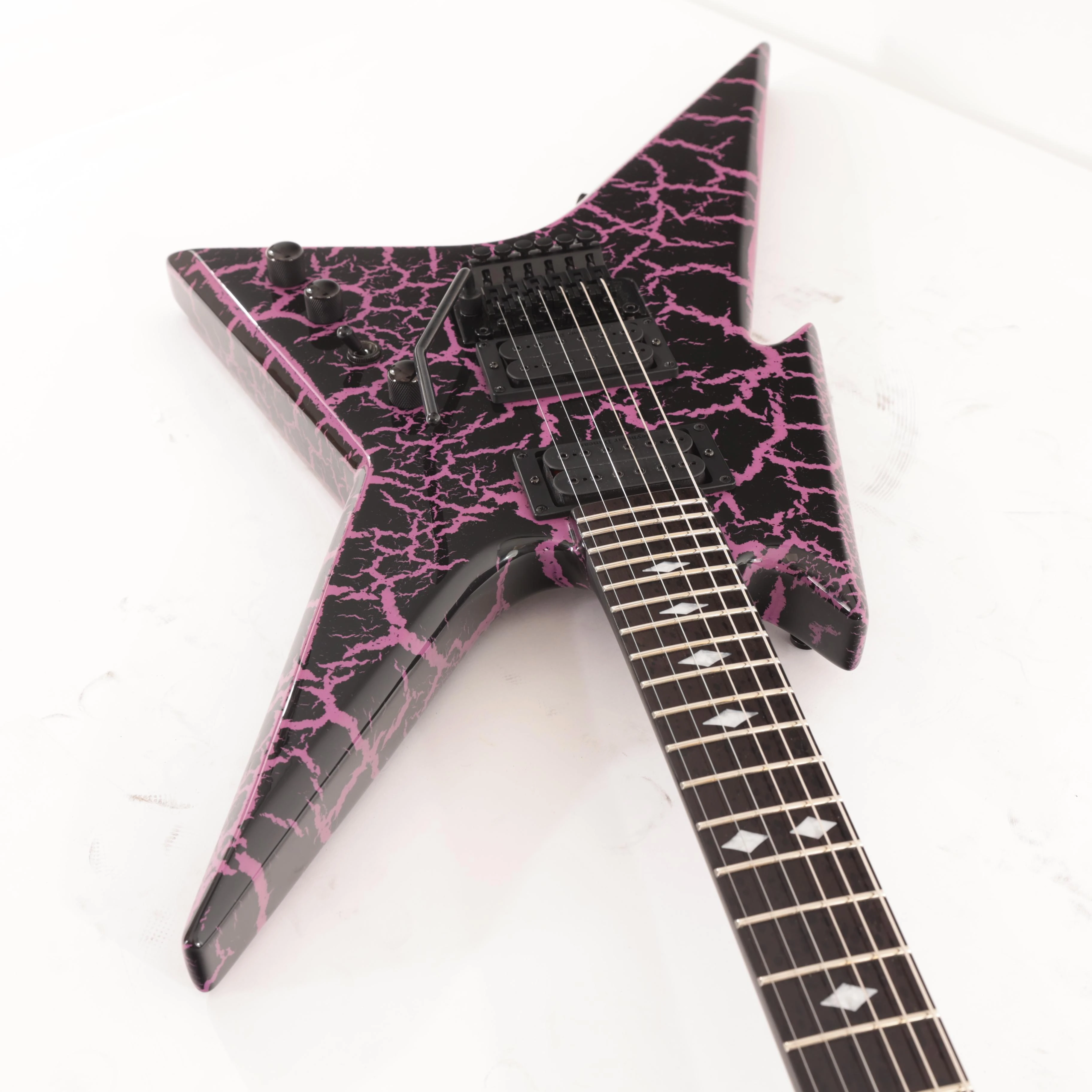 BC Rich Ironbird MK1 Legacy Floyd Rose Guitar in Purple Crackle - IRONMK1LPC (8).jpg