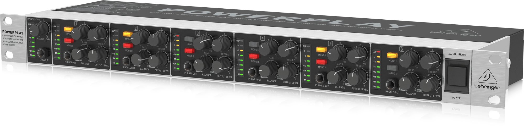 Behringer HA6000 6-Channel Headphones Mixing and Distribution Amplifier - 441356-1619527471516.jpg