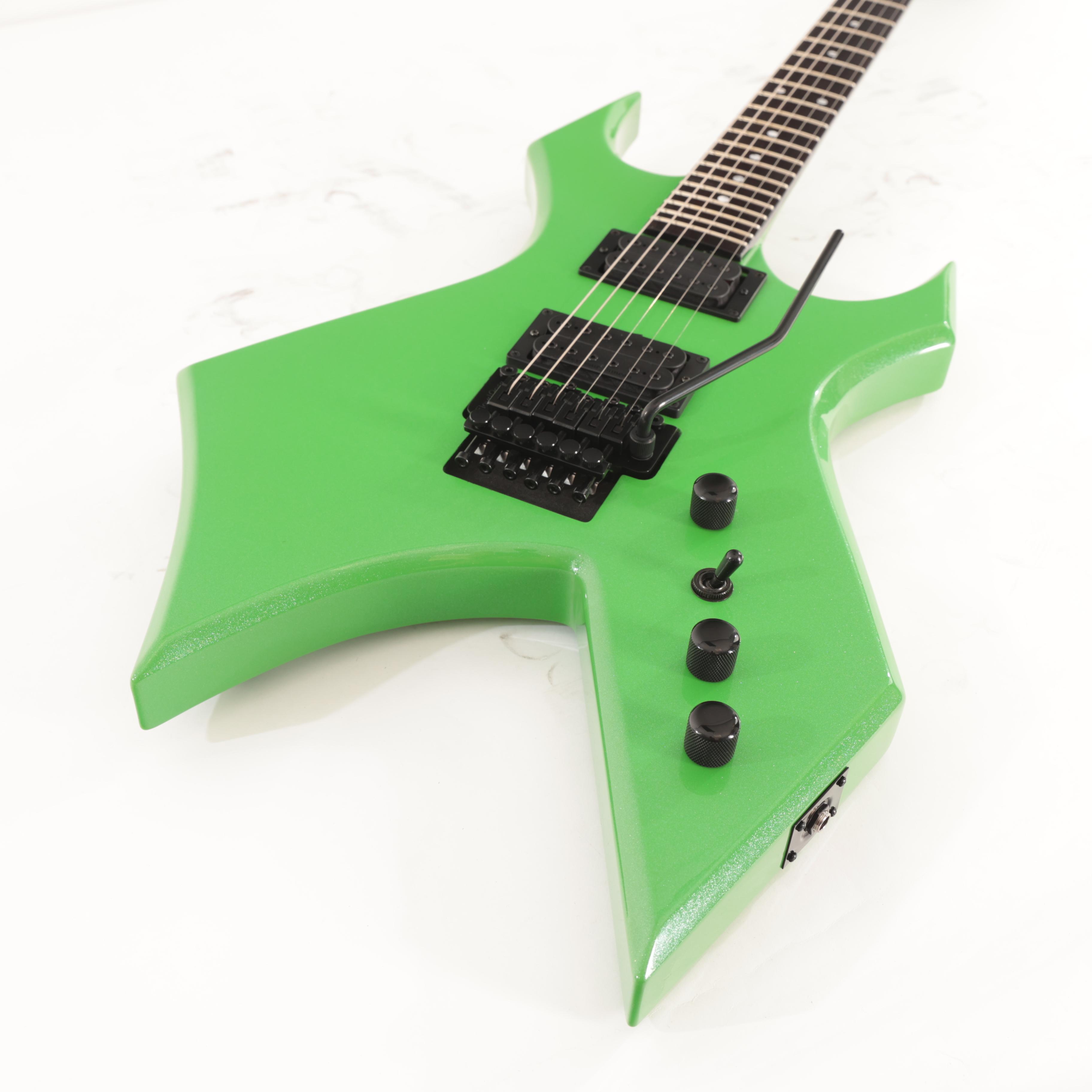 BC Rich Warlock Legacy Floyd Rose Guitar in Green Pearl - WARLEGACYNFGP (6).jpg