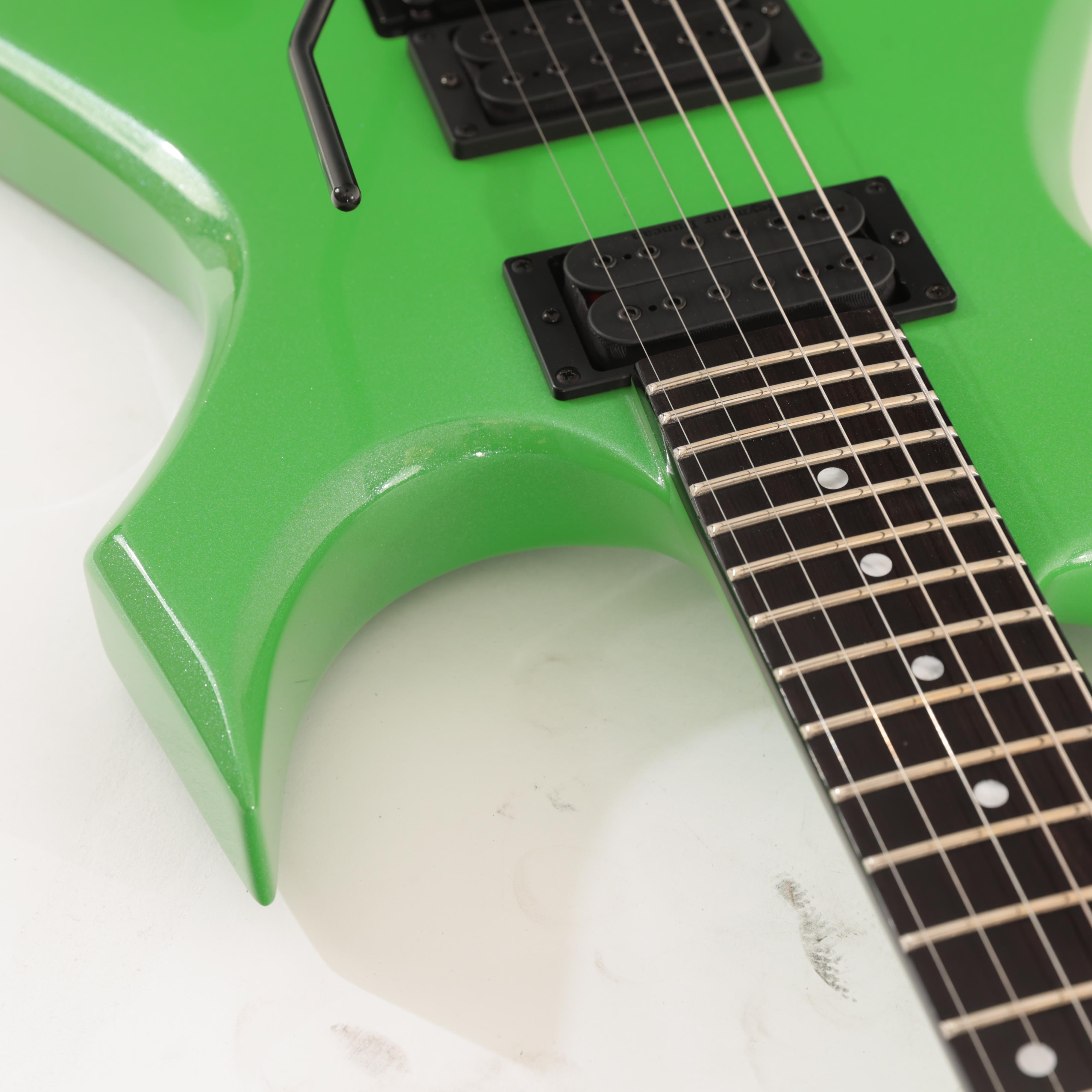 BC Rich Warlock Legacy Floyd Rose Guitar in Green Pearl - WARLEGACYNFGP (10).jpg