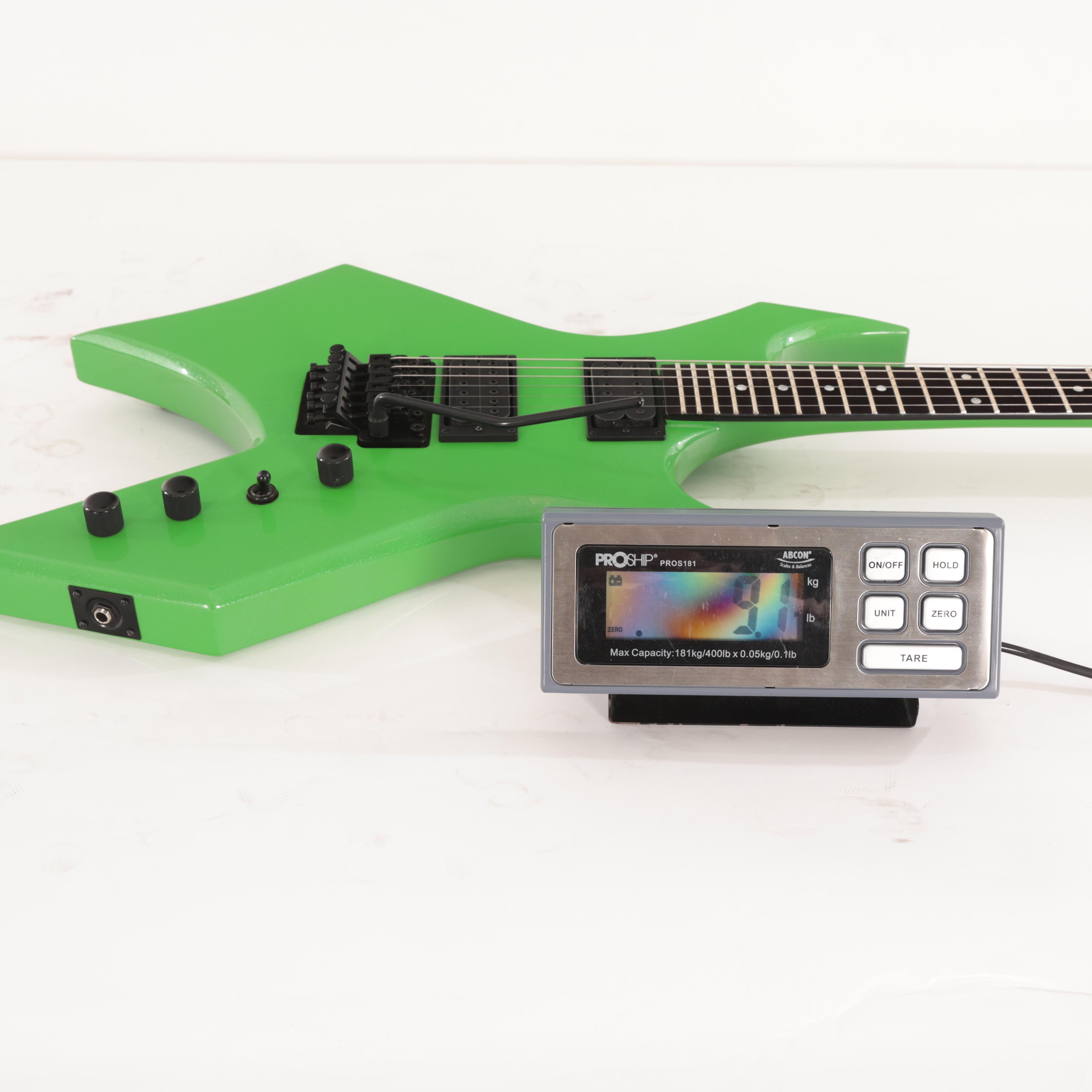 BC Rich Warlock Legacy Floyd Rose Guitar in Green Pearl - WARLEGACYNFGP (5).jpg