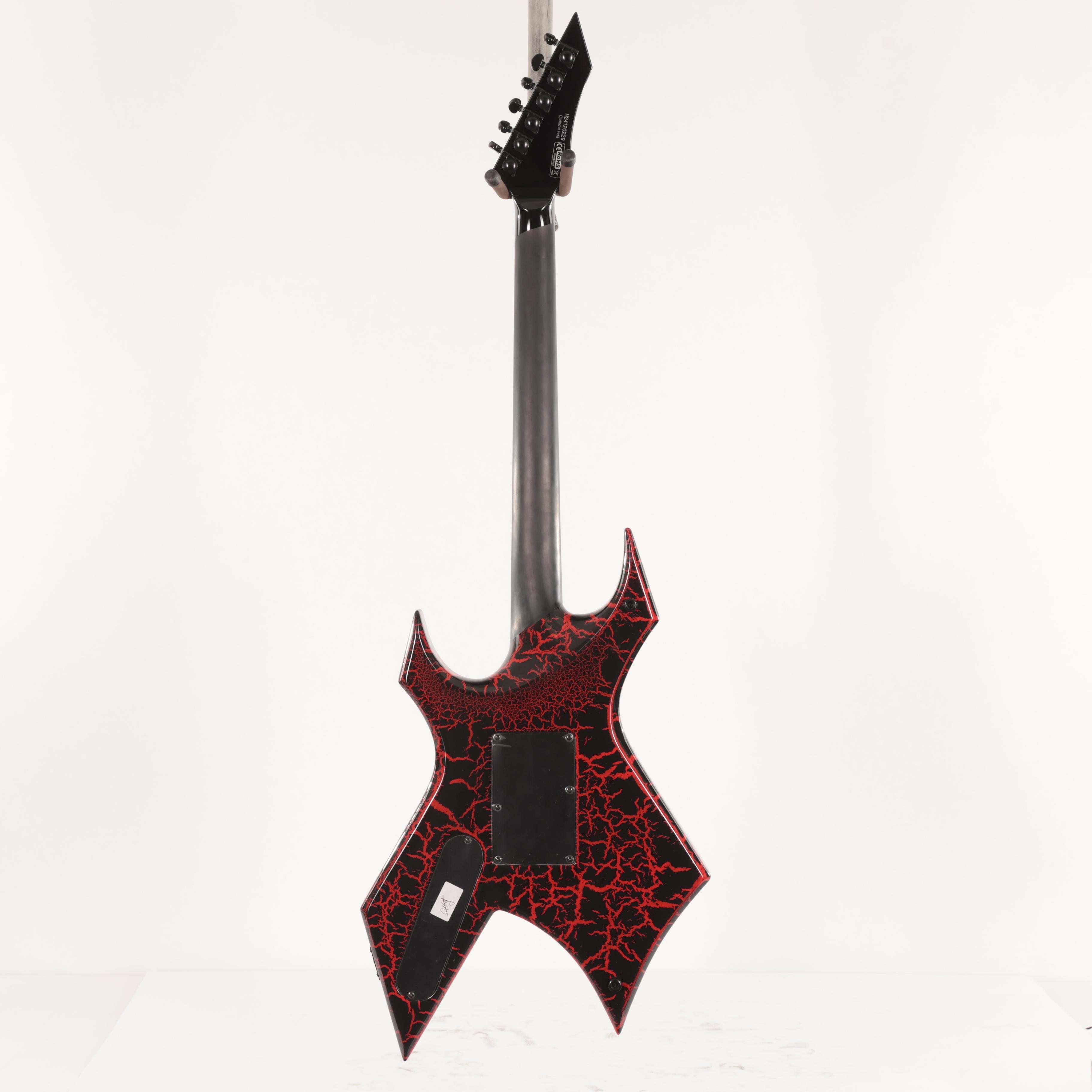 BC Rich Warlock Legacy Floyd Rose Guitar in Red Crackle - WARLEGACYNFRCR (4).jpg