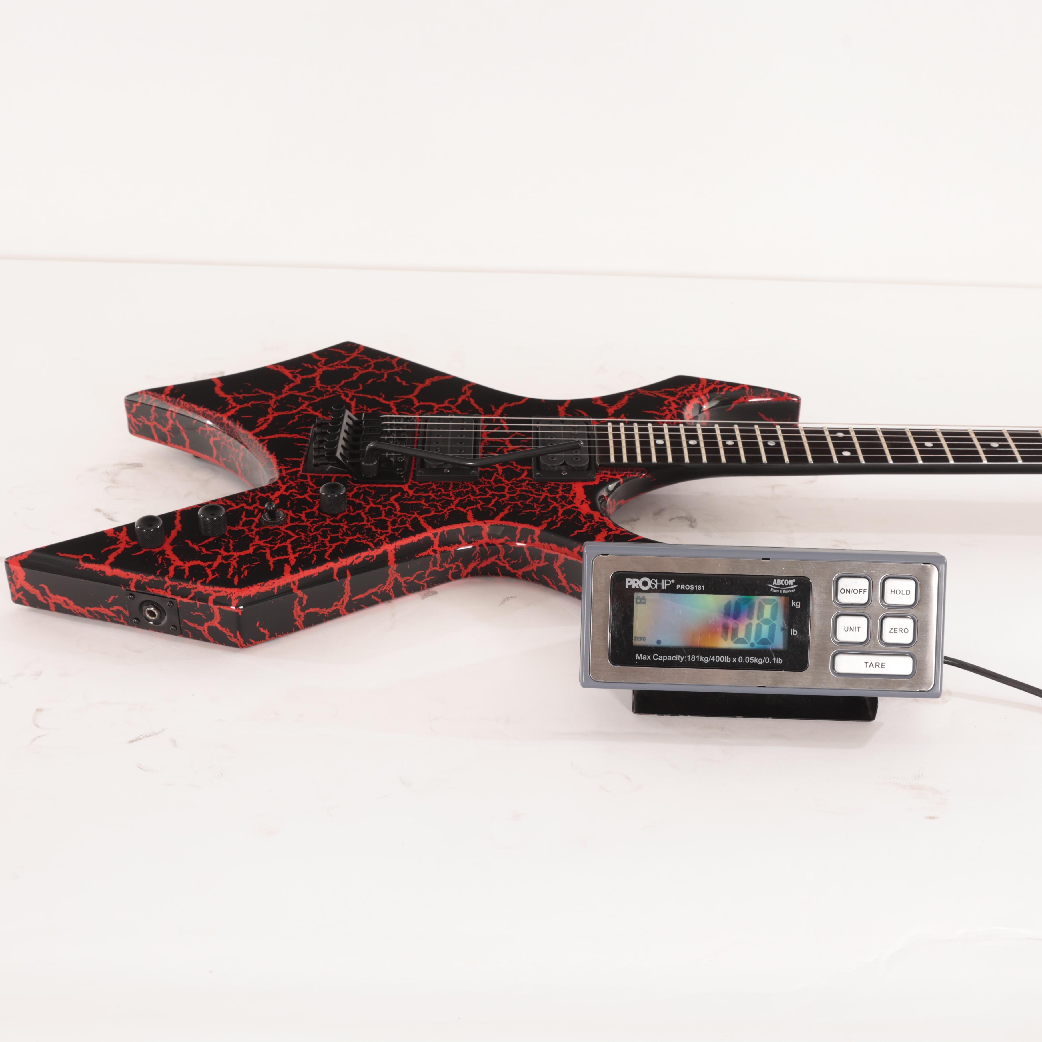BC Rich Warlock Legacy Floyd Rose Guitar in Red Crackle - WARLEGACYNFRCR (5).jpg