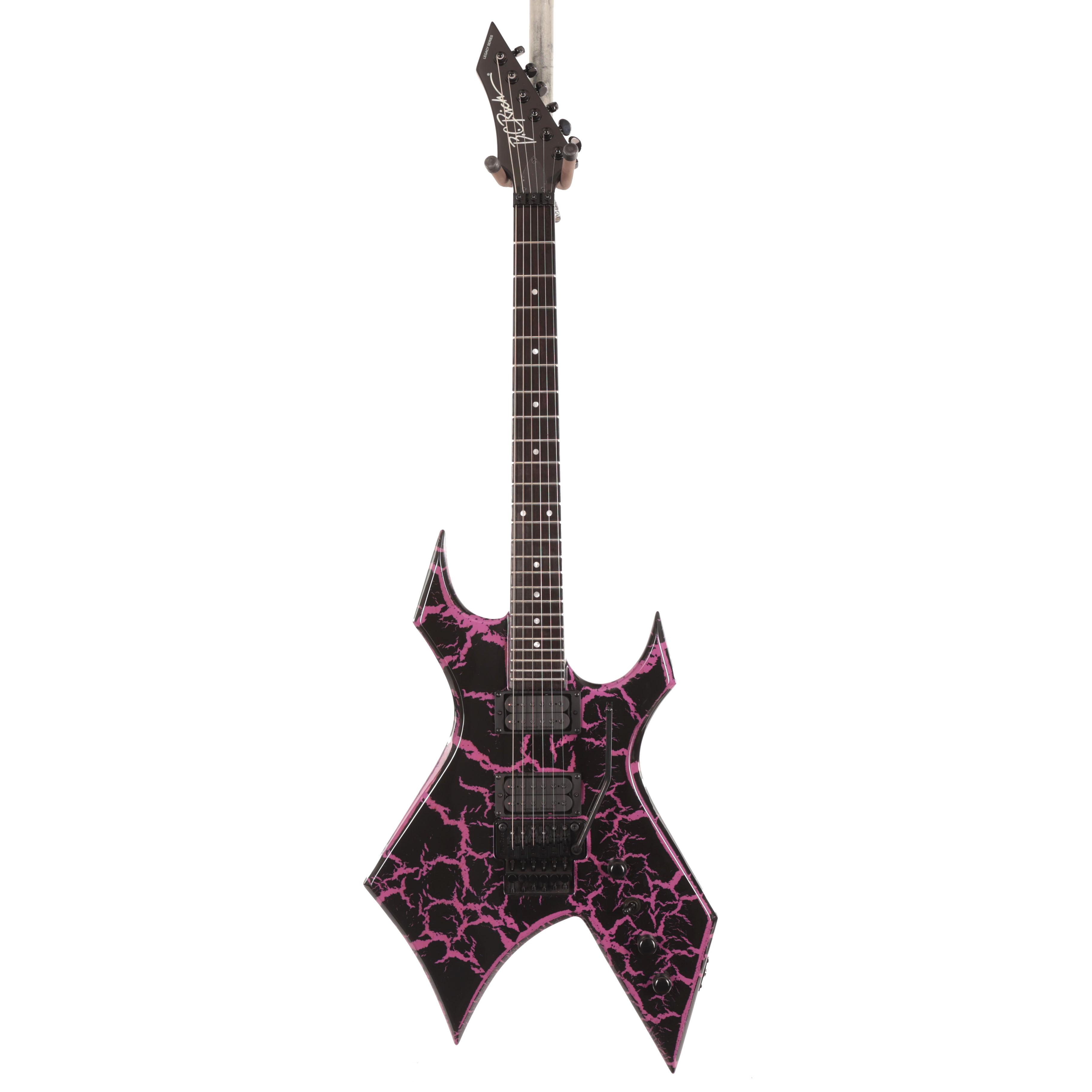 BC Rich Warlock Legacy Floyd Rose Guitar in Purple Crackle - WARLEGACYNFGPC (3).jpg