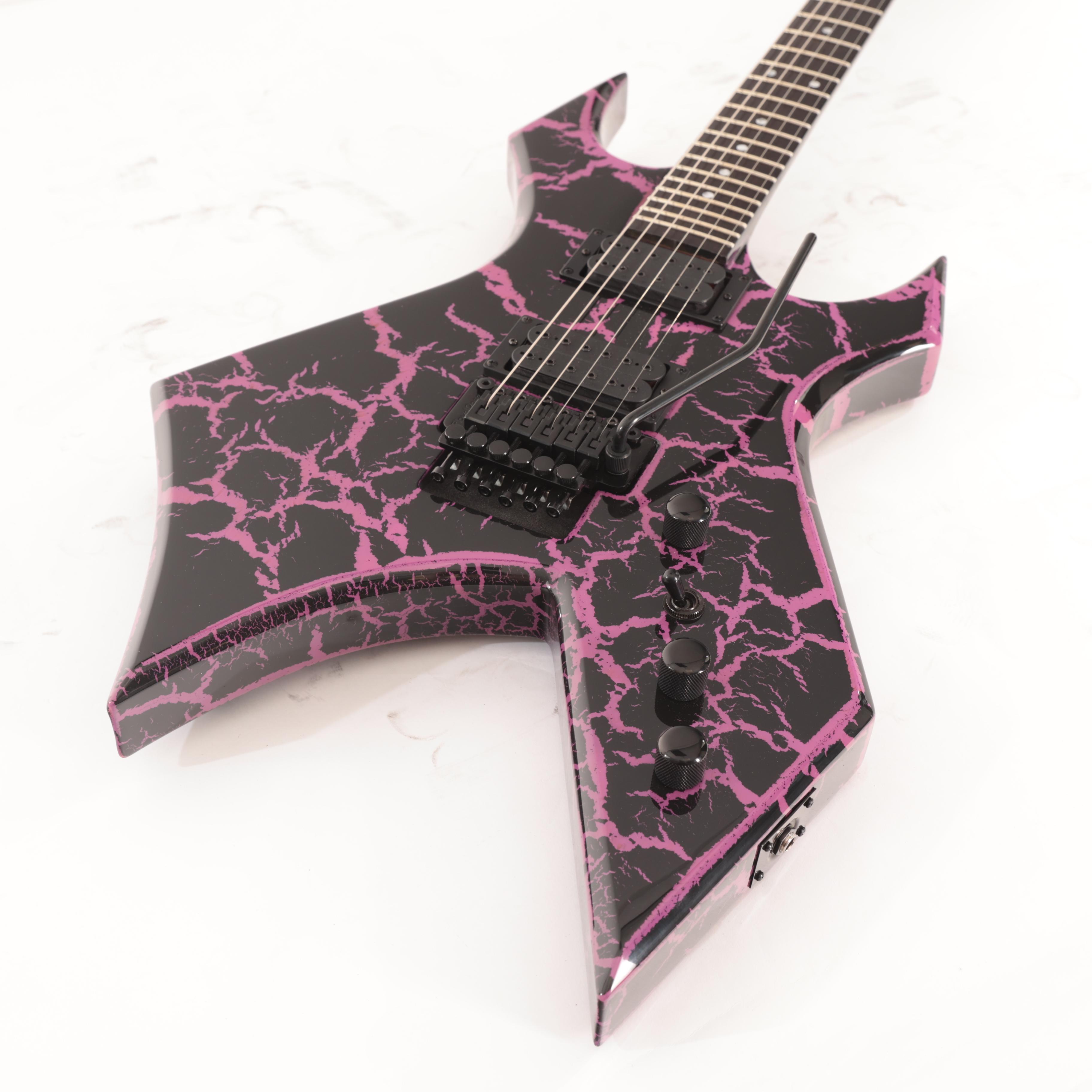 BC Rich Warlock Legacy Floyd Rose Guitar in Purple Crackle - WARLEGACYNFGPC (6).jpg