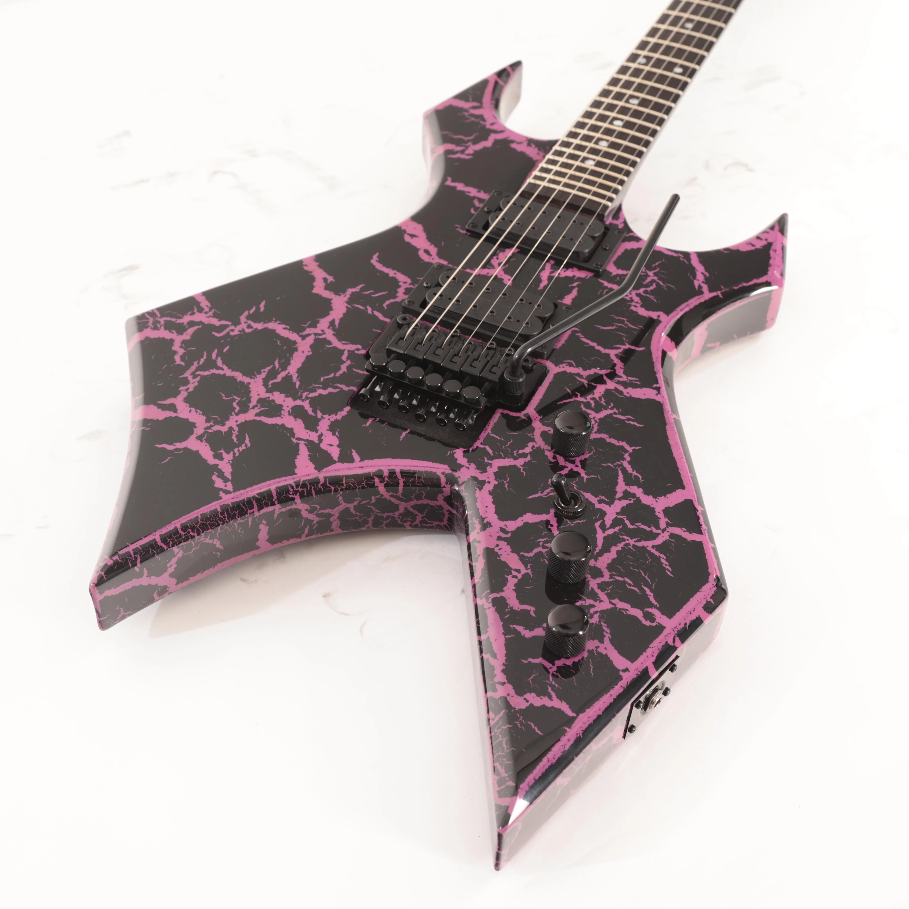 BC Rich Warlock Legacy Floyd Rose Guitar in Purple Crackle - WARLEGACYNFGPC (6).jpg