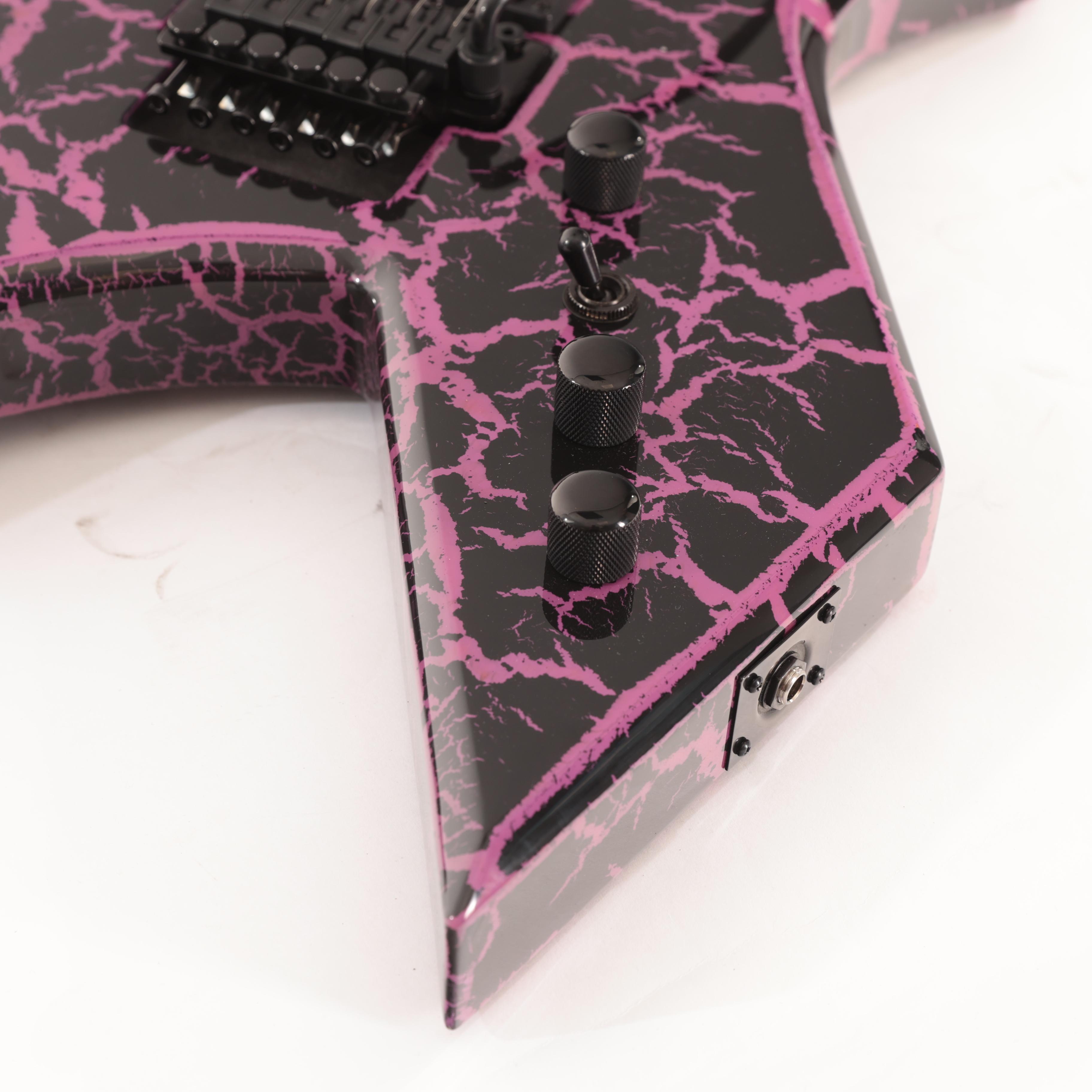 BC Rich Warlock Legacy Floyd Rose Guitar in Purple Crackle - WARLEGACYNFGPC (8).jpg