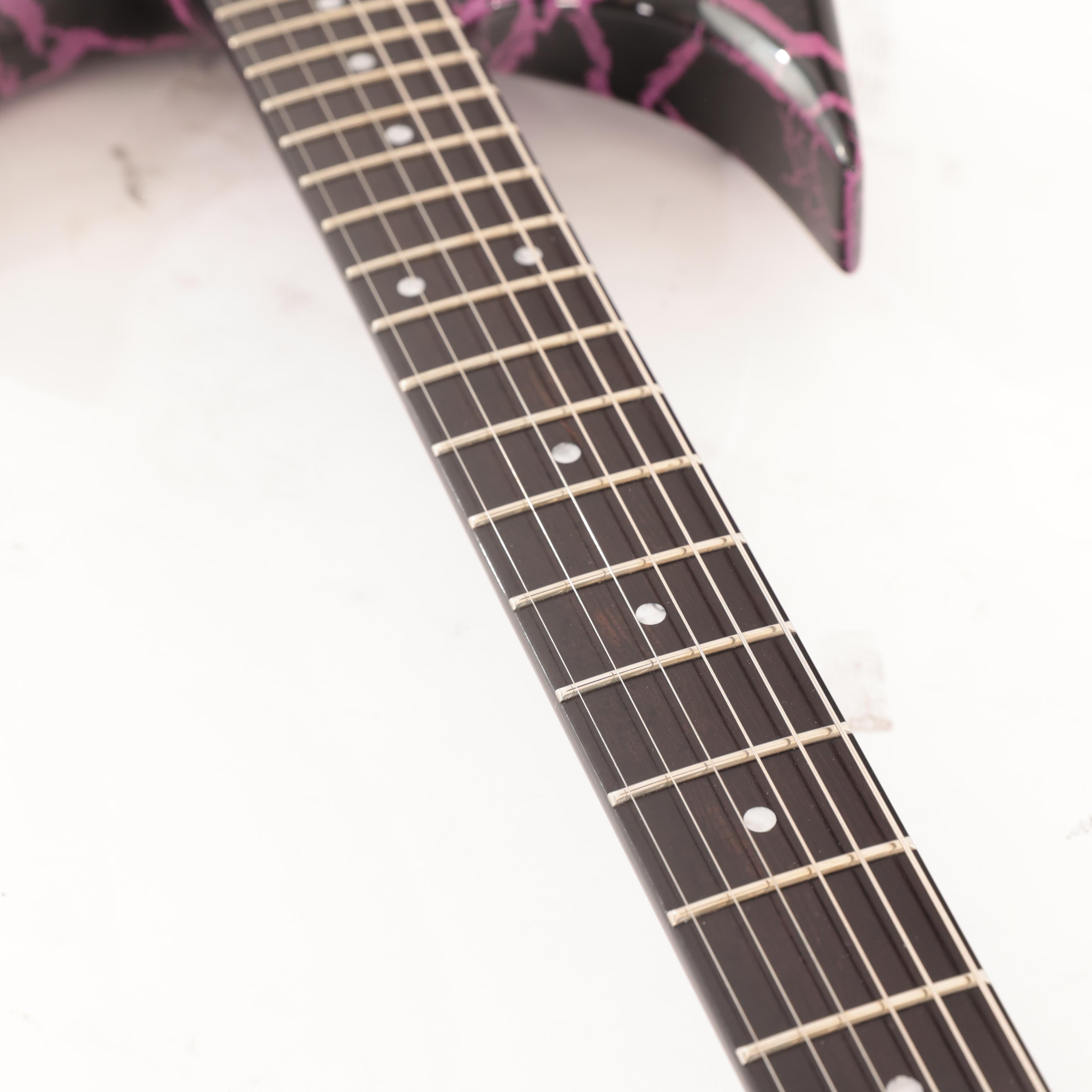 BC Rich Warlock Legacy Floyd Rose Guitar in Purple Crackle - WARLEGACYNFGPC (11).jpg