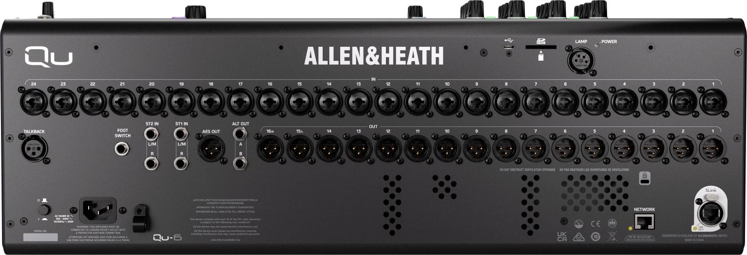 Allen & Heath Qu-6 Digital Mixer - QU6 (4).jpg