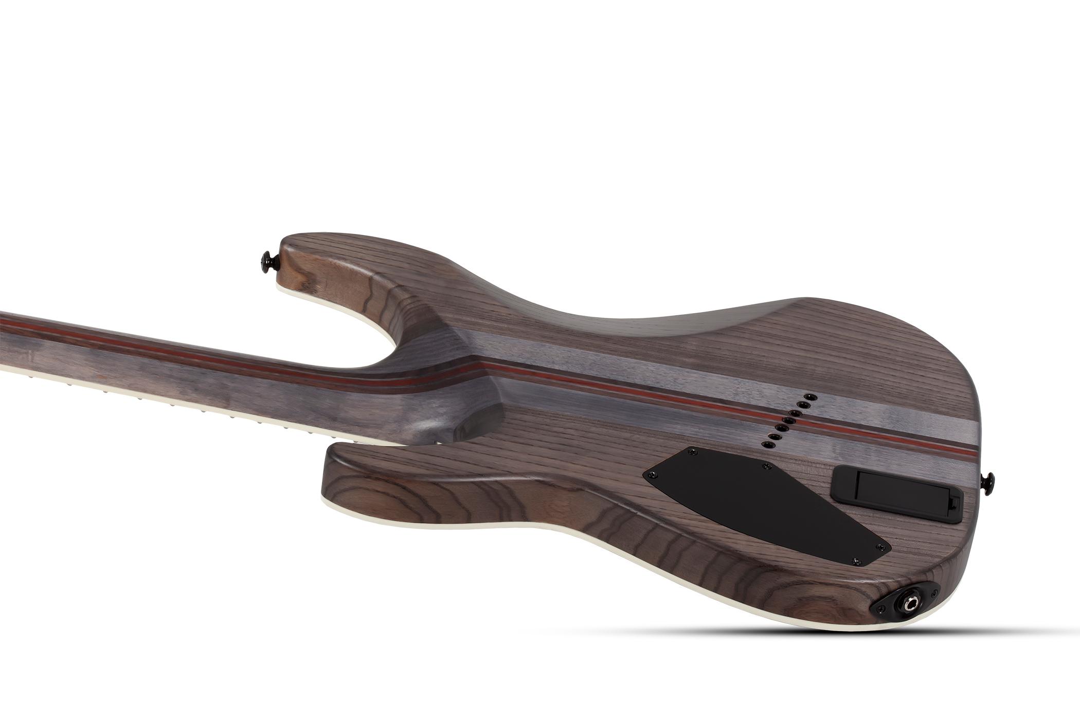 Schecter C-7 SLS Elite Multi-Scale Evil Twin Electric Guitar in Satin Black - C-7 MULTISCALE SLS ELITE EVIL TWIN 1336 BODY BACK.jpg