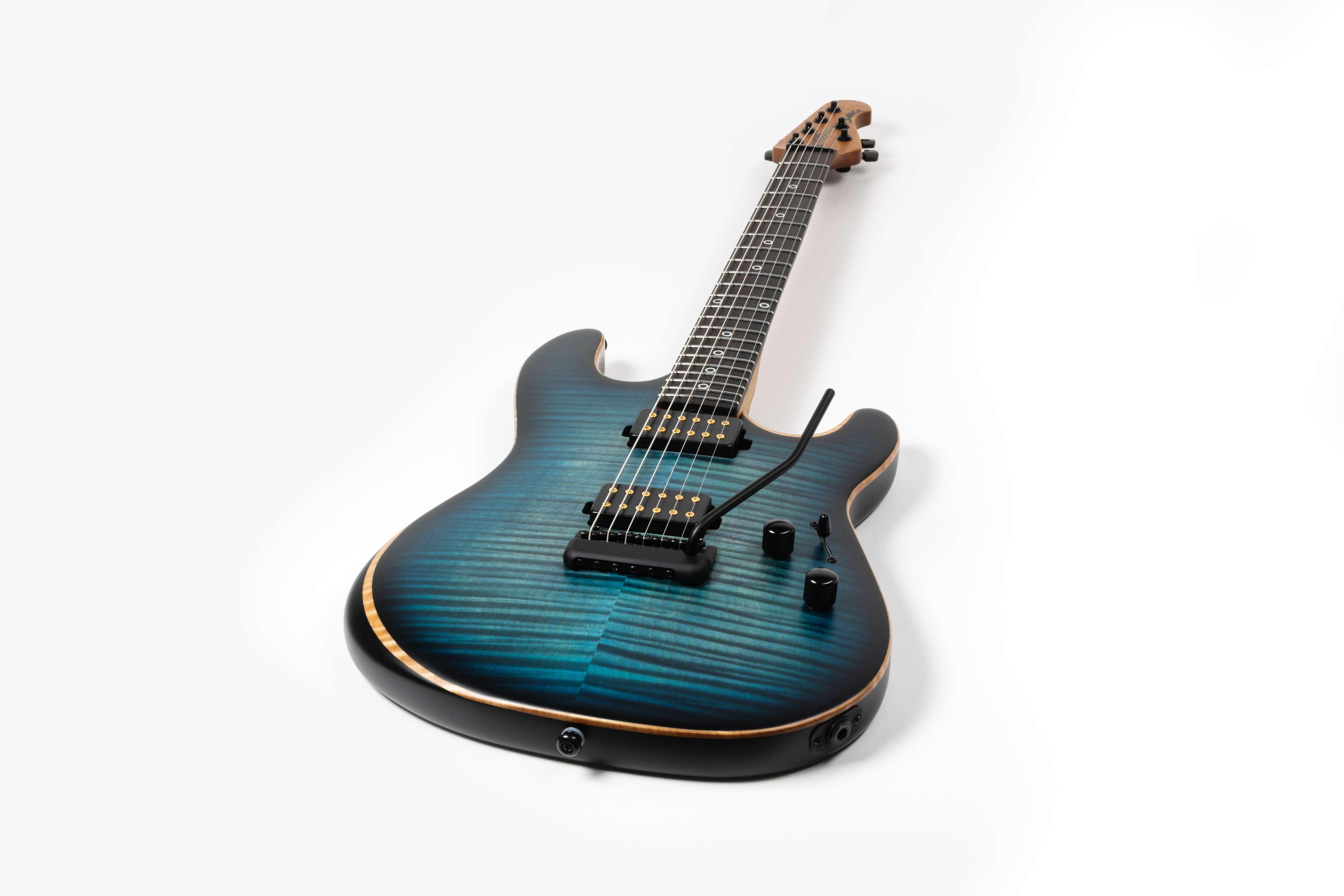 Music Man Sabre Guitar HH - 6 String - Rabea Massaad Carian Burst  - Ebony - No Pickguard - Black Hardware - 815-CBR-R3-00-MB-BM-3.jpg