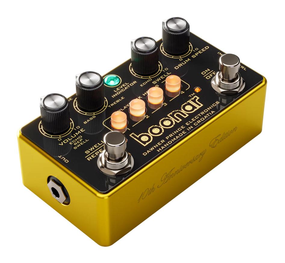 ギター DAWNER PRINCE ELECTRONICS / BOONAR Dawner Prince Boonar Gold Bar 10th Anniversary Edition Multi Head