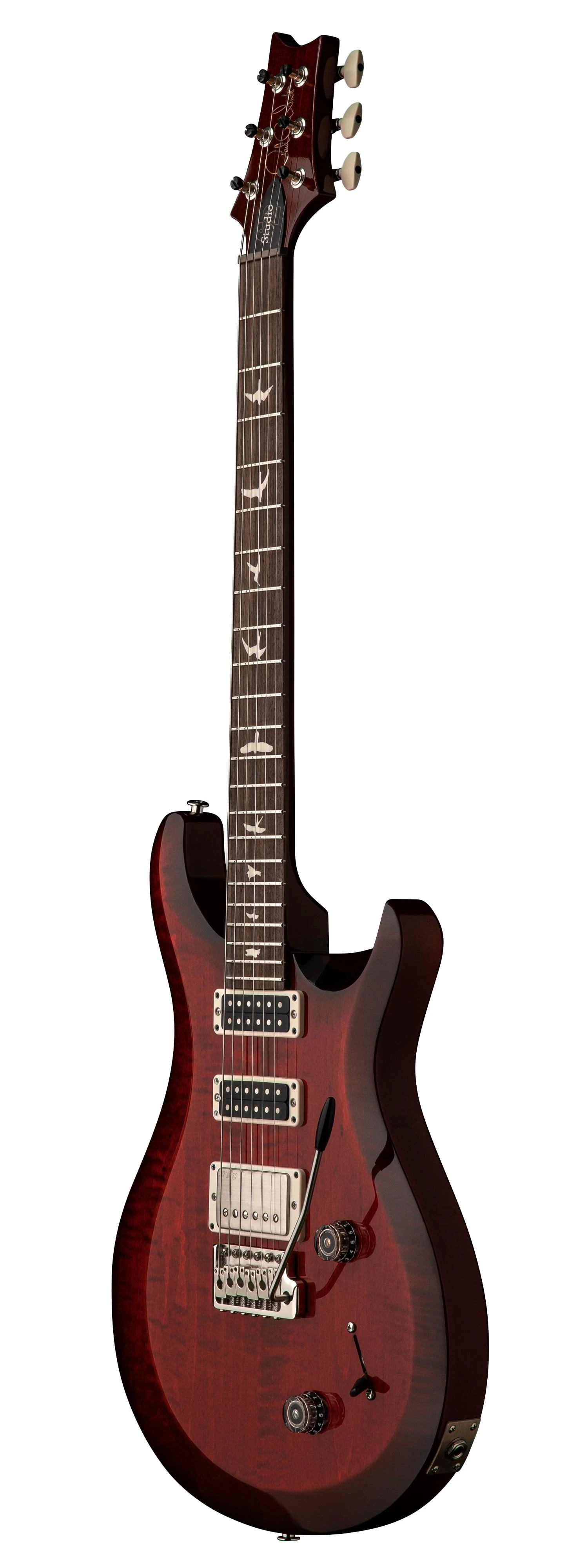 PRS S2 Studio Electric Guitar in Fire Red Burst - S2 Studio Fire Red Burst_3quarter.jpg