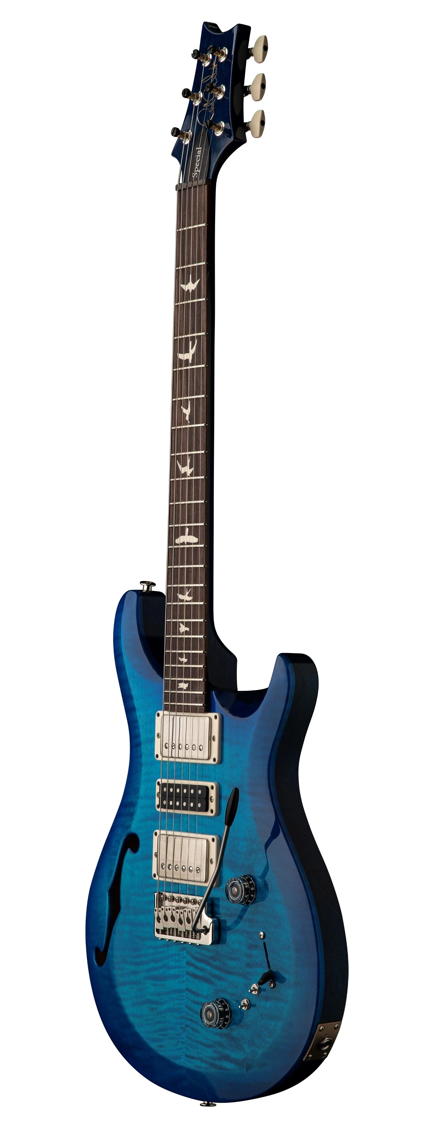 PRS S2 Special Semi-Hollow Electric Guitar in Lake Blue - S2 Special Semi-Hollow Lake Blue_3quarter.jpg
