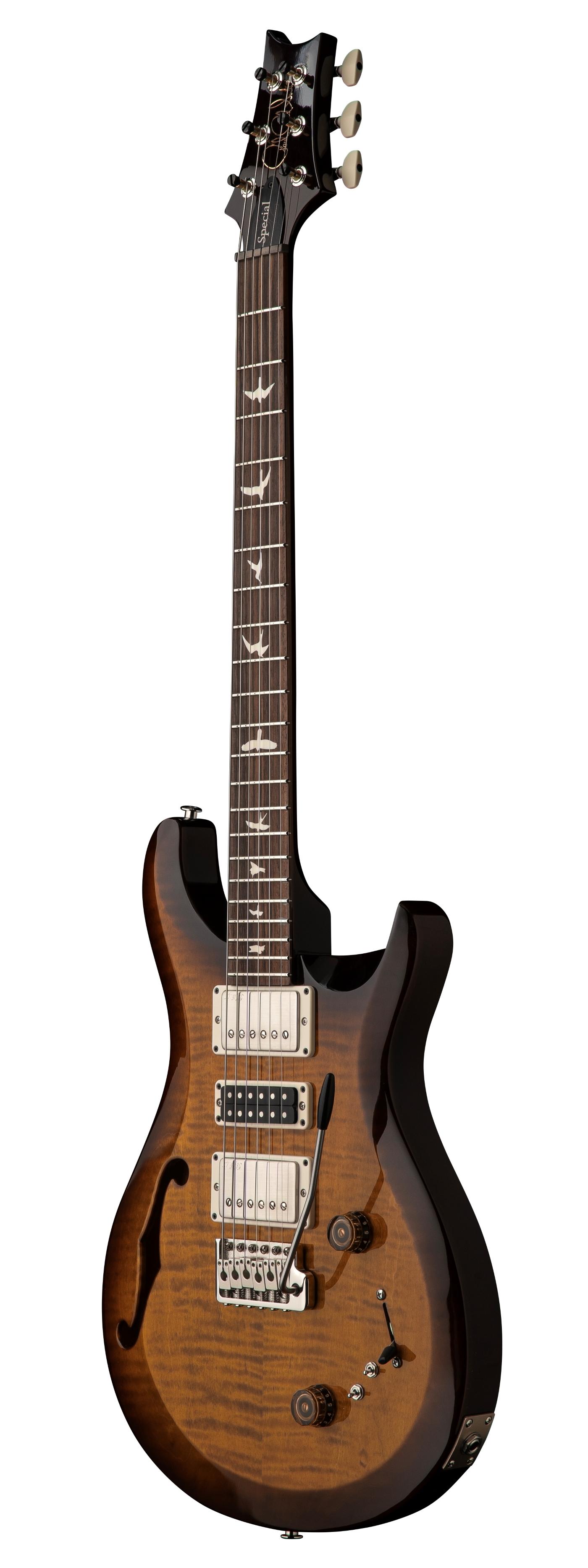 PRS S2 Special Semi-Hollow Electric Guitar in Black Amber - S2 Special Semi-Hollow Black Amber_3quarter (1).jpg