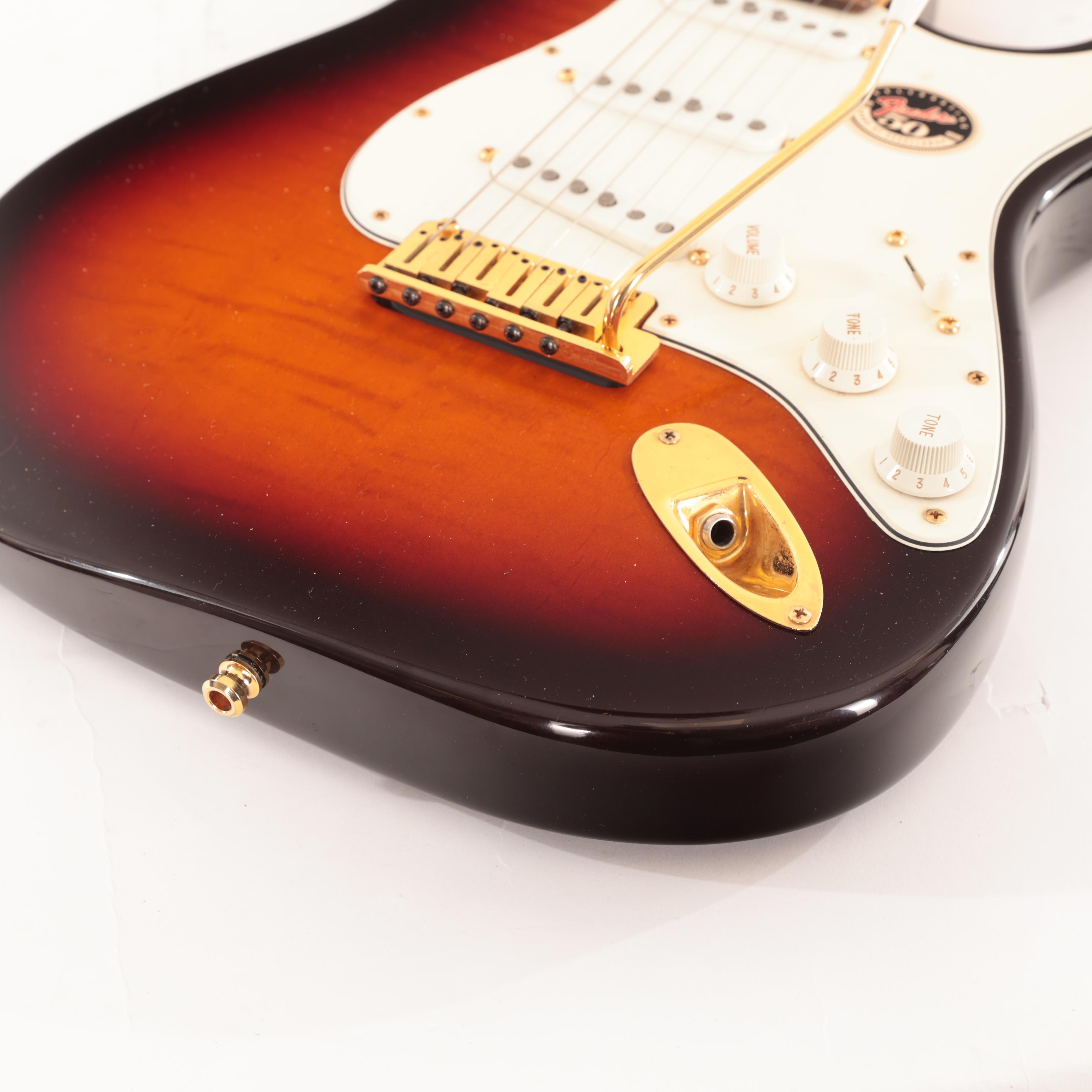 Second Hand Fender Stratocaster 50th Anniversary Limited Edition Flame Top 613 - SH-141-4613 (11).jpg