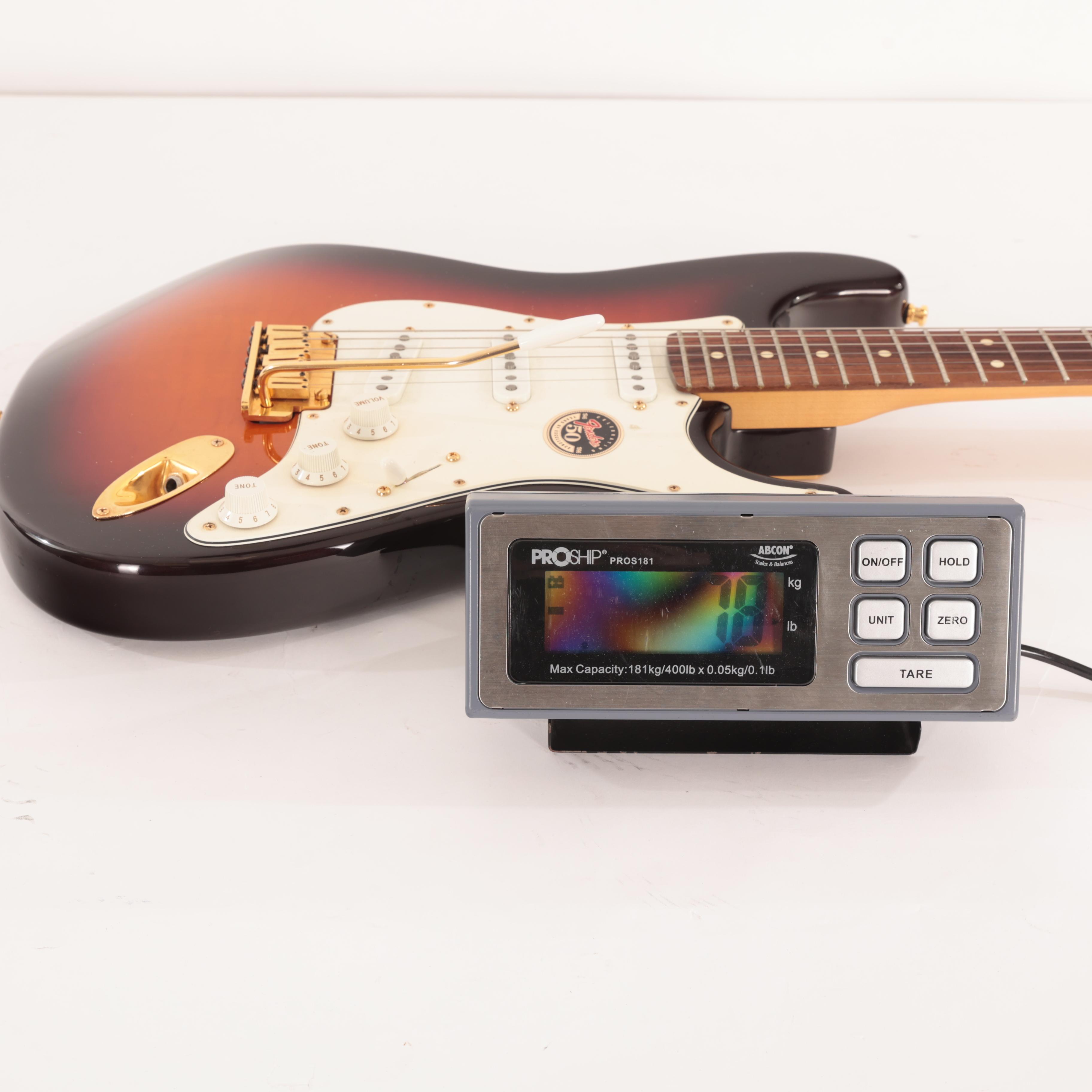 Second Hand Fender Stratocaster 50th Anniversary Limited Edition Flame Top 613 - SH-141-4613 (8).jpg