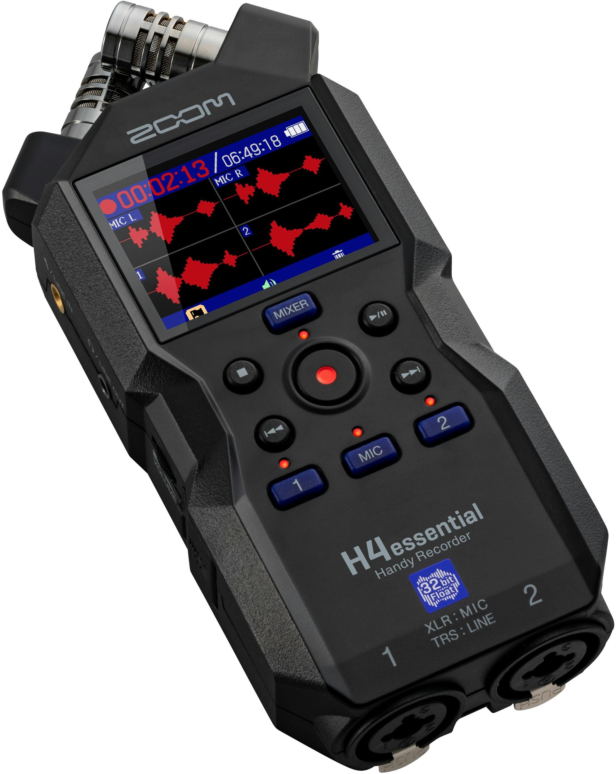 Zoom H4e Portable Recorder - H4E-Zoom_H4e_left-tilt.jpg