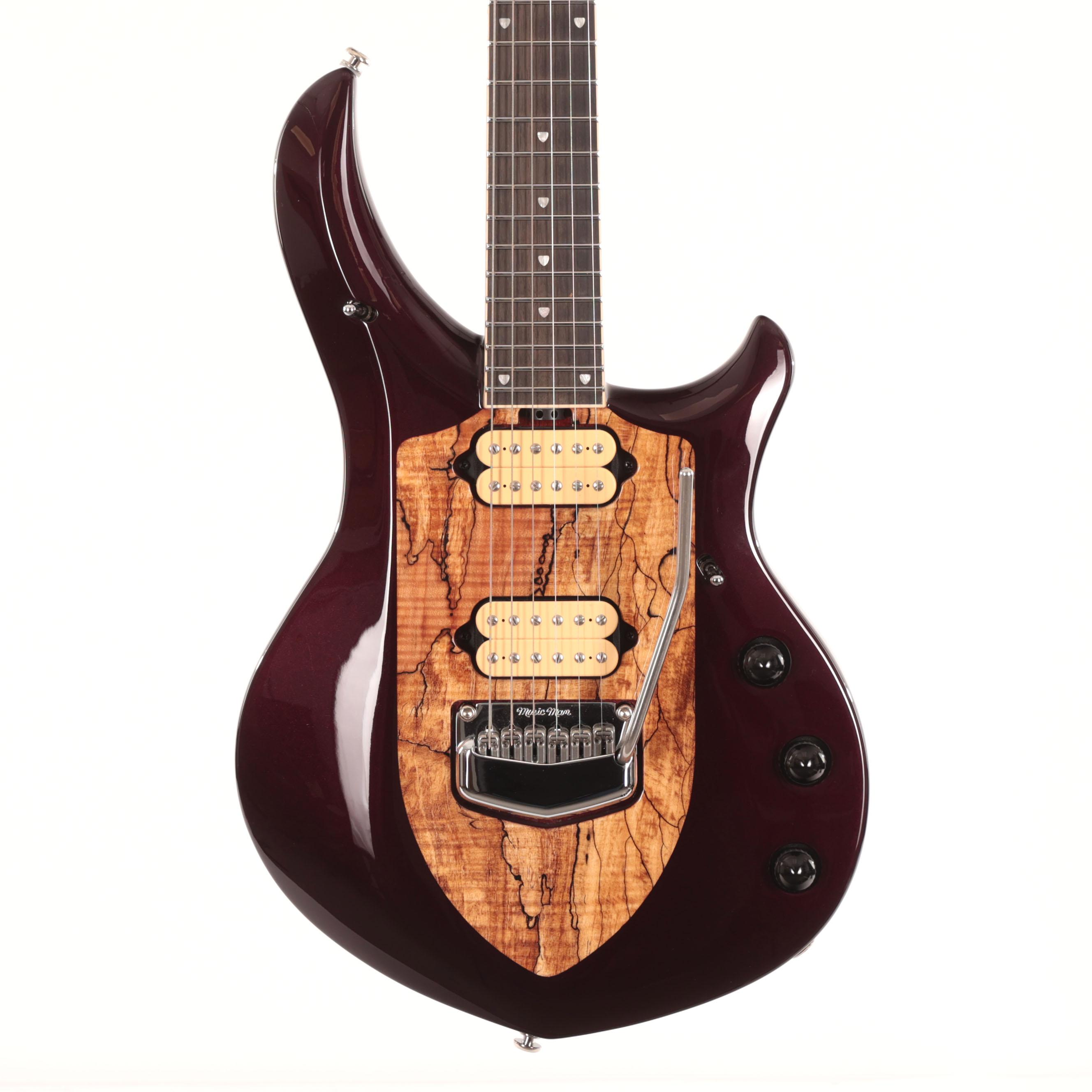 Second Hand Music Man Majesty BFR in Joker Red, Spalted Maple 744 - SH-114-1744 (2).jpg