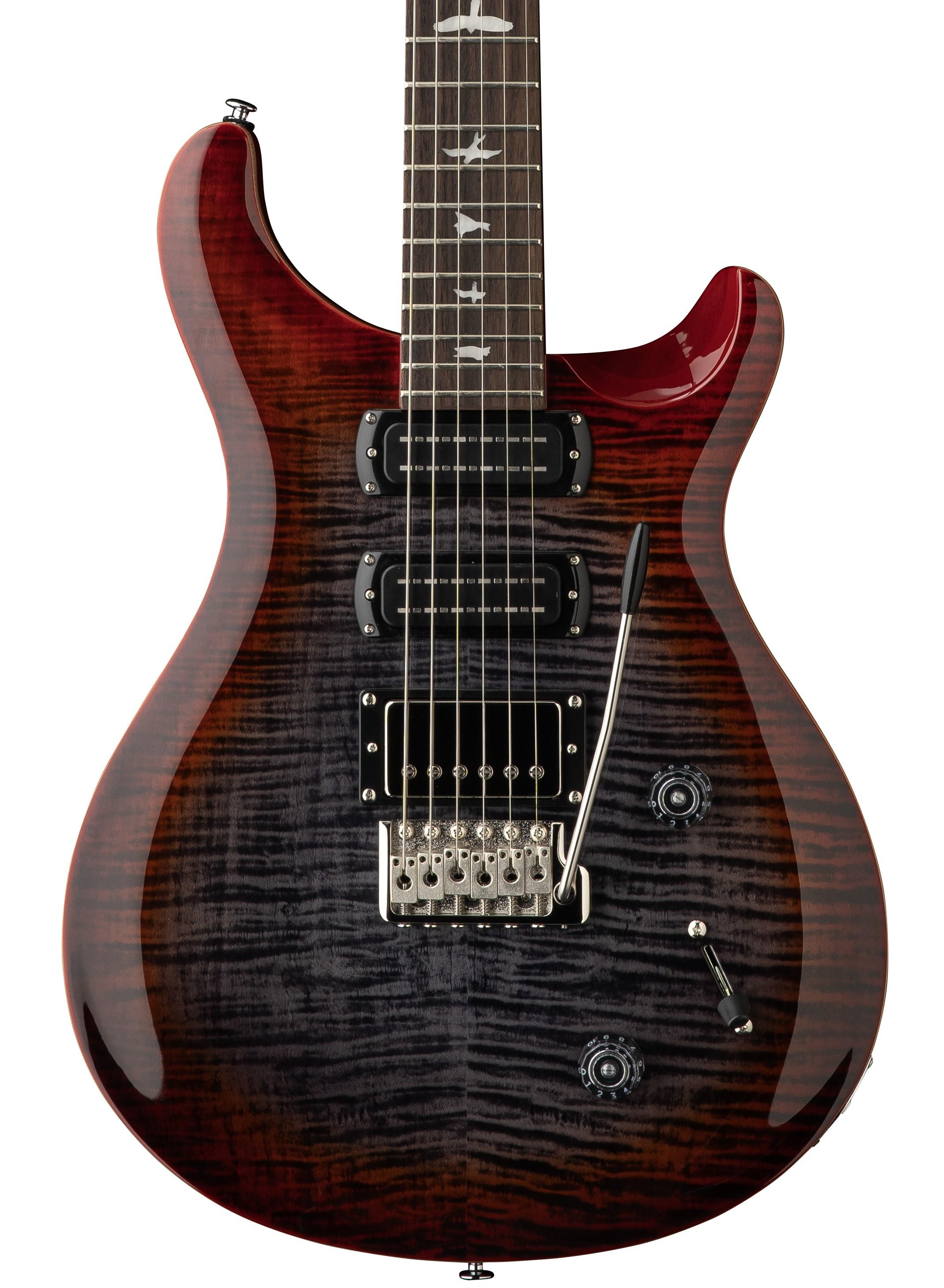 PRS SE Studio Electric Guitar in Charcoal Cherry Burst - SE Studio Charcoal Cherry Burst cropped.jpg