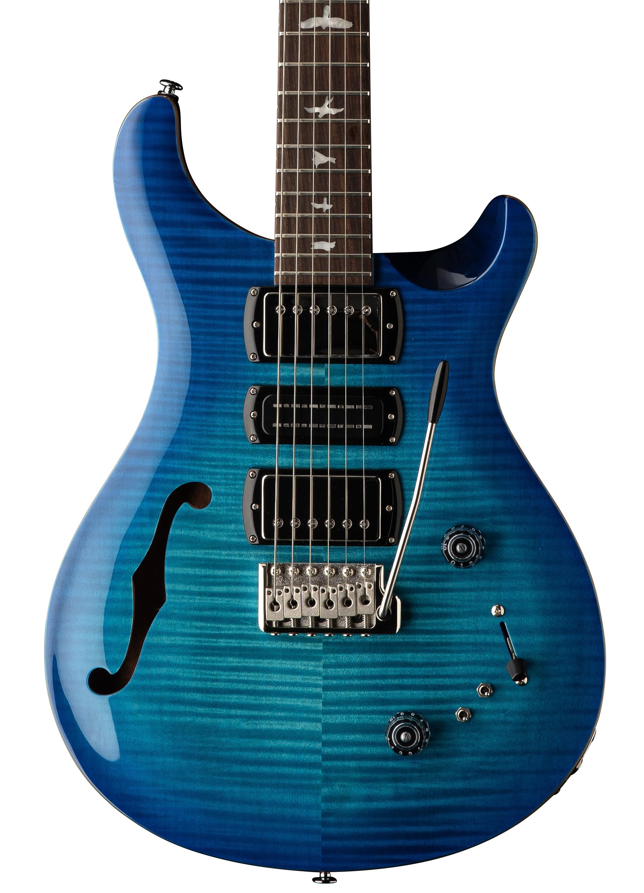 PRS SE Special Semi-Hollow Electric Guitar in Lake Blue - SE Special Semi-Hollow Lake Blue cropped.jpg