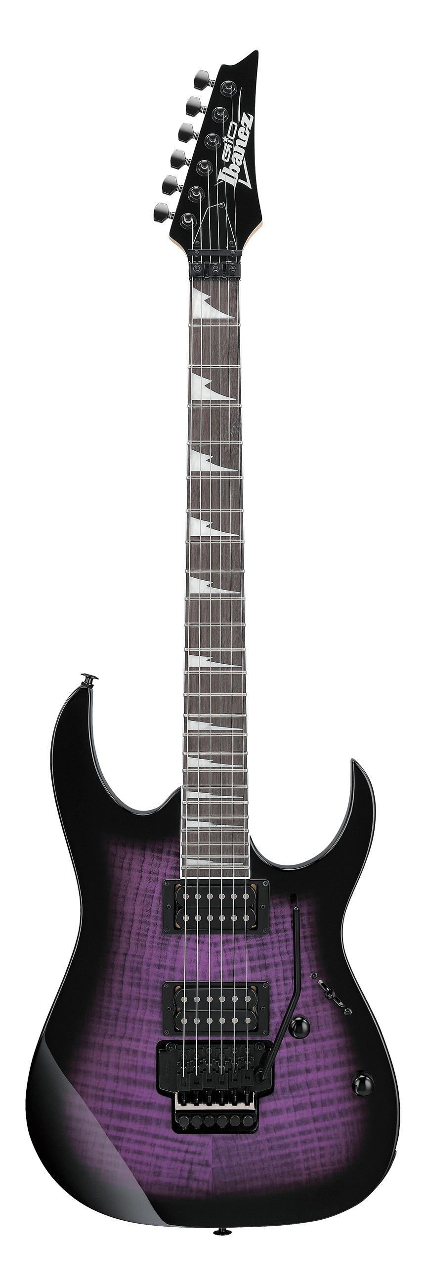 Ibanez GRG320FA-TVT Electric Guitar in Transparent Violet Sunburst