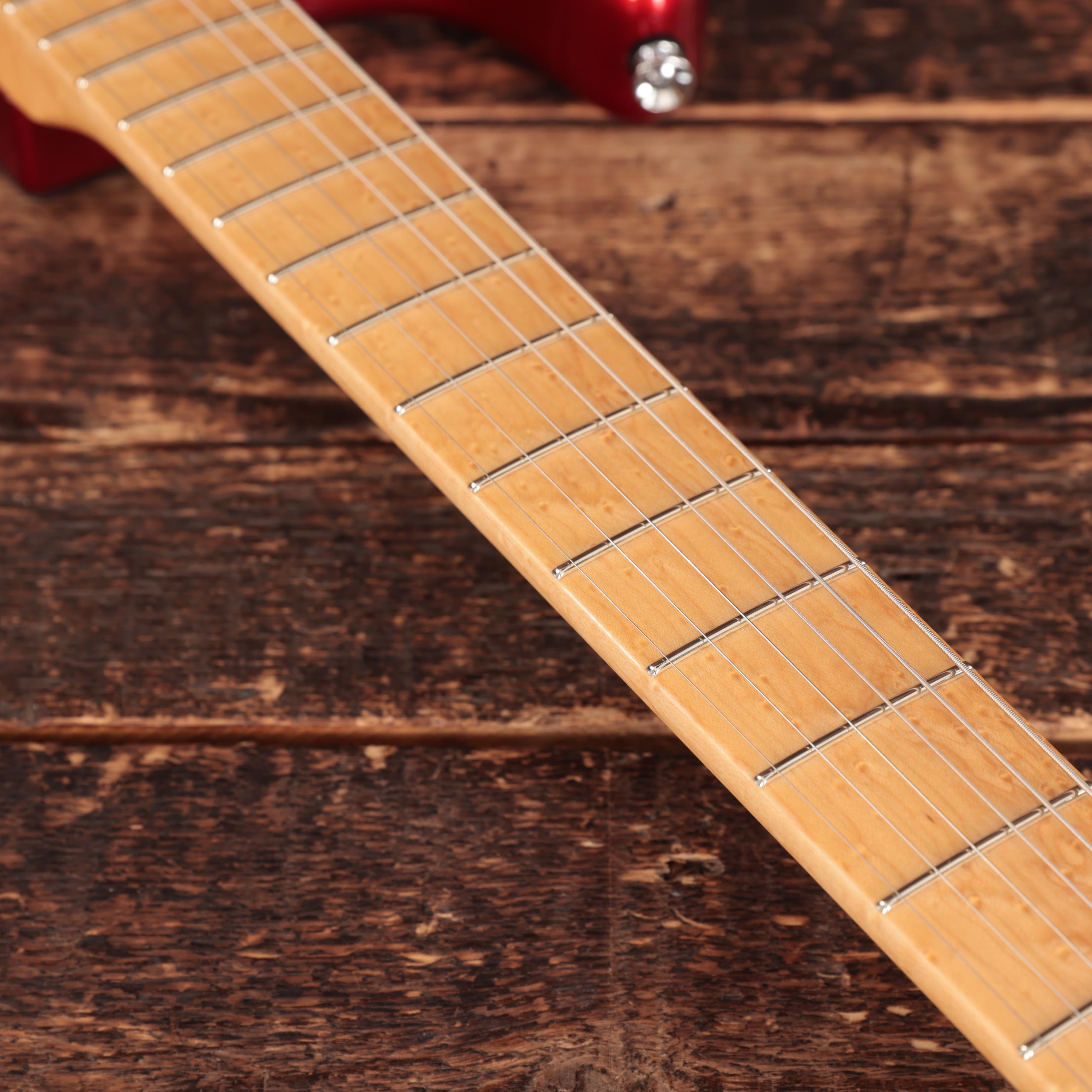 Schecter USA Custom Shop Sultan SSS (Mark Knopfler Spec) in Candy Red - 2502012 (10).JPG