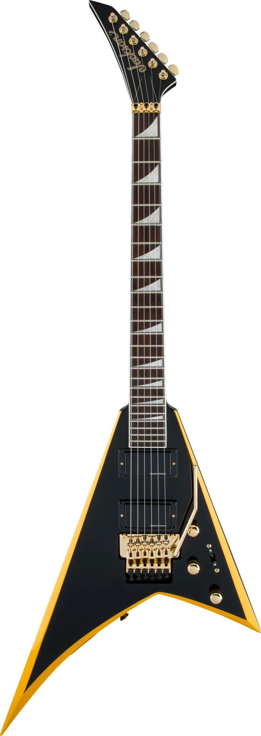Jackson X Series Rhoads RRX24 Electric Guitar in Black With Yellow Bevels - 2913636598_gtr_frt_001_rr.jpg