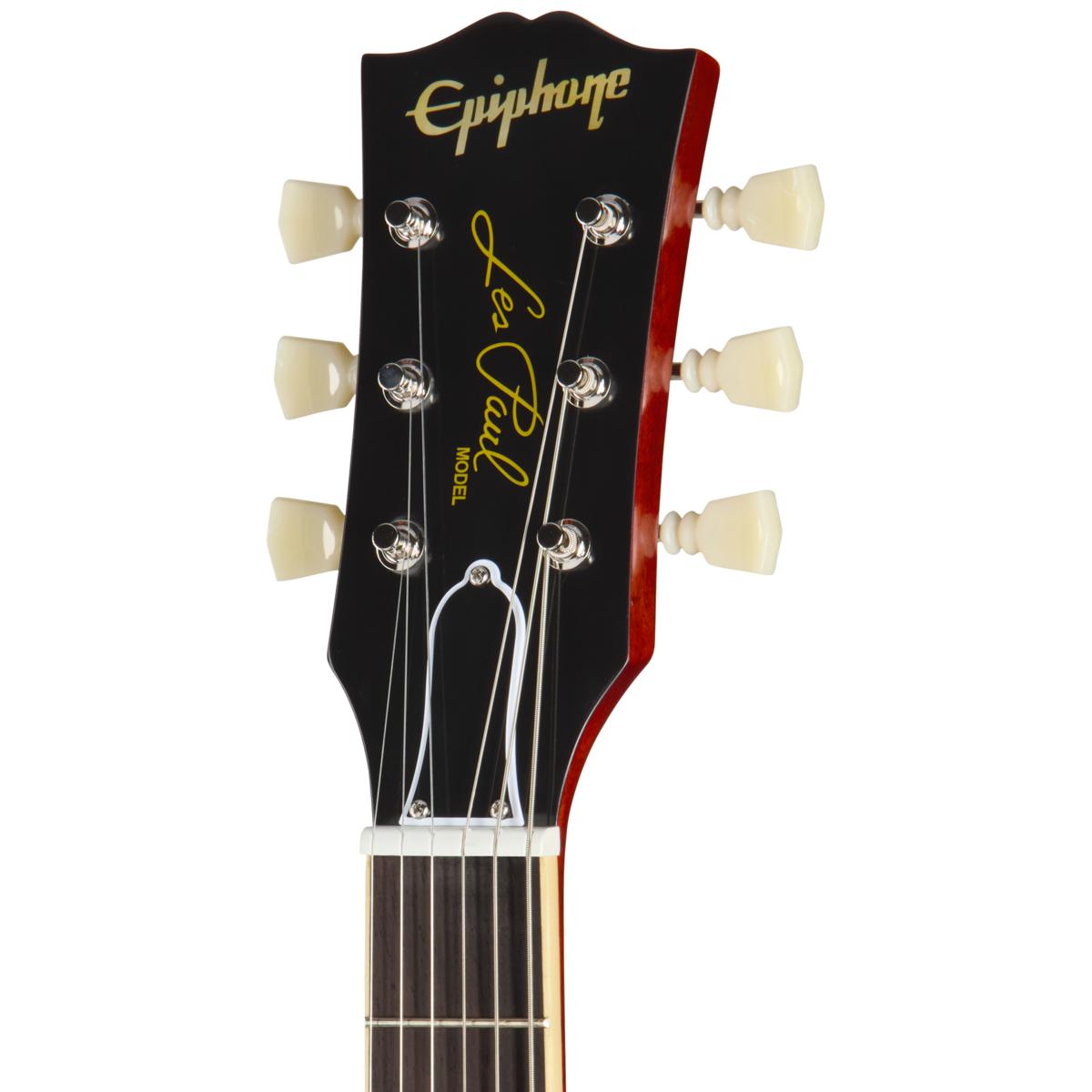 Epiphone Left Handed 1960 Les Paul Standard Reissue in Iced Tea Burst - ECLPR0ITNH1L_3_Headstock-1200x1200-28e5ebb.jpg