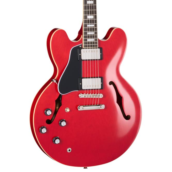 Epiphone Left Handed 1962 ES-335 Reissue in Sixties Cherry - EC335R2SCNH1L Cropped.jpg