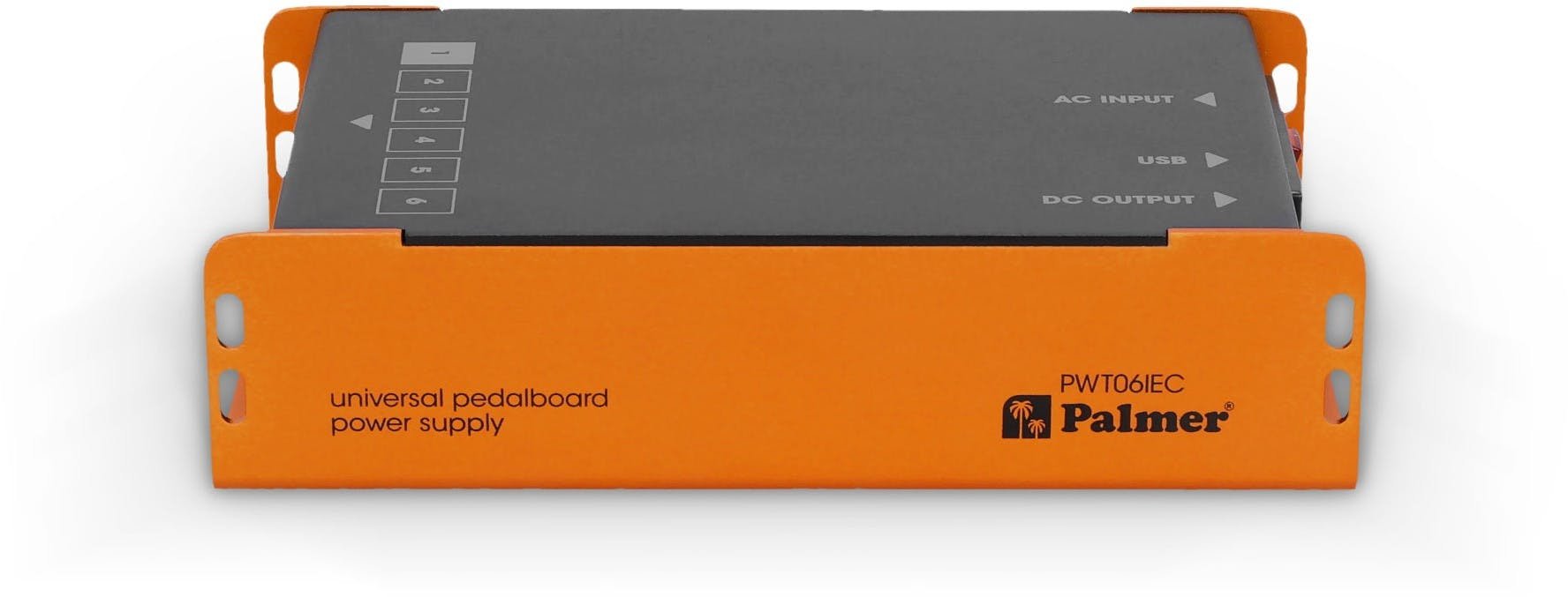 Palmer 6 Output Universal-Pedalboard Power Supply with USB