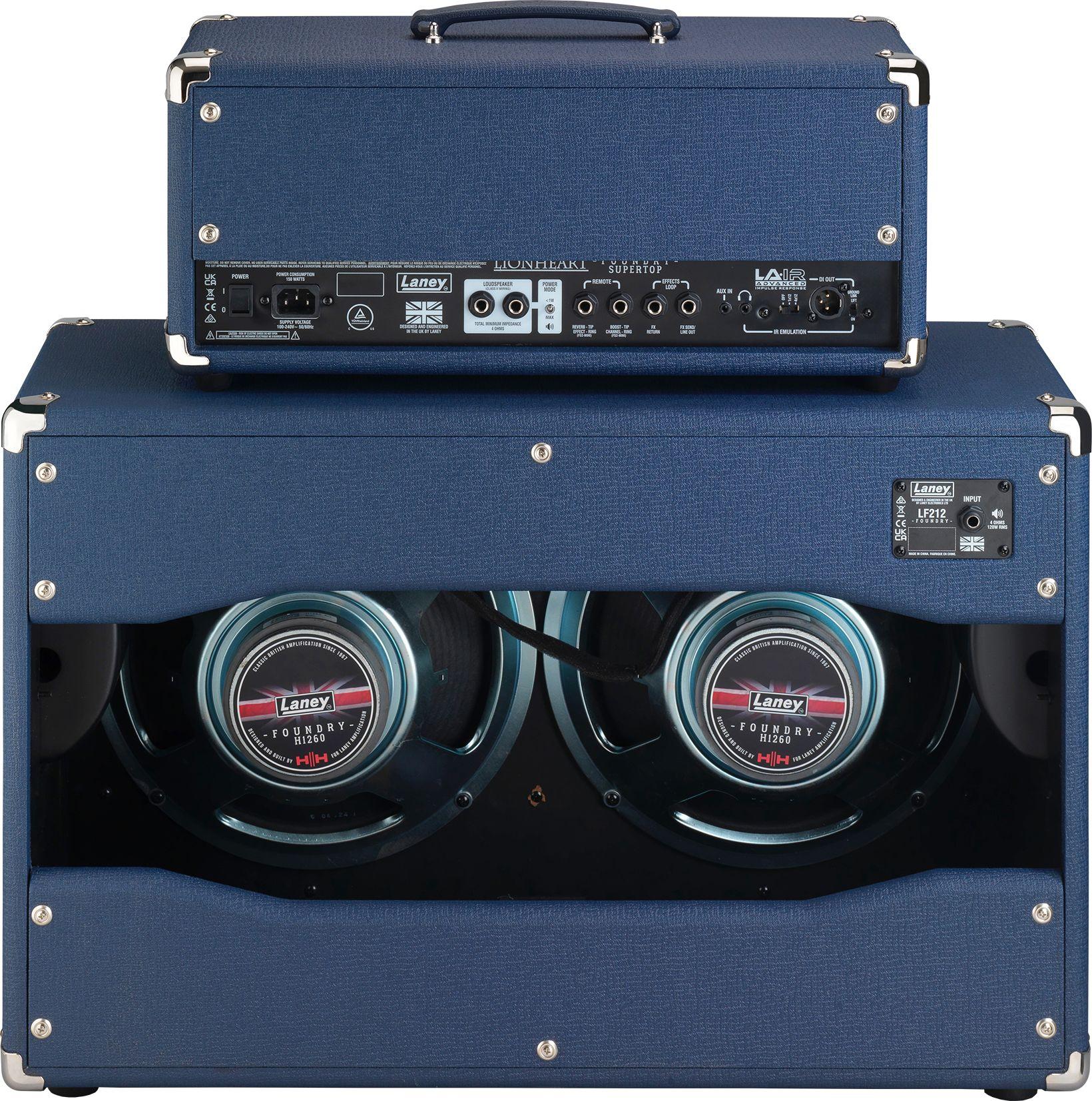 Laney Lionheart Foundry Series LF-SUPERTOP 120W Head and 2x12" Cab - LF-SUPERTOP_LF212_Back_compressed.jpg