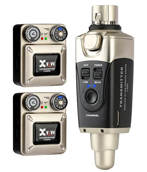 Xvive U45R2 - 5.8 Ghz Wireless In Ear Monitor System With Two Receivers - XU45R2 (1).jpg
